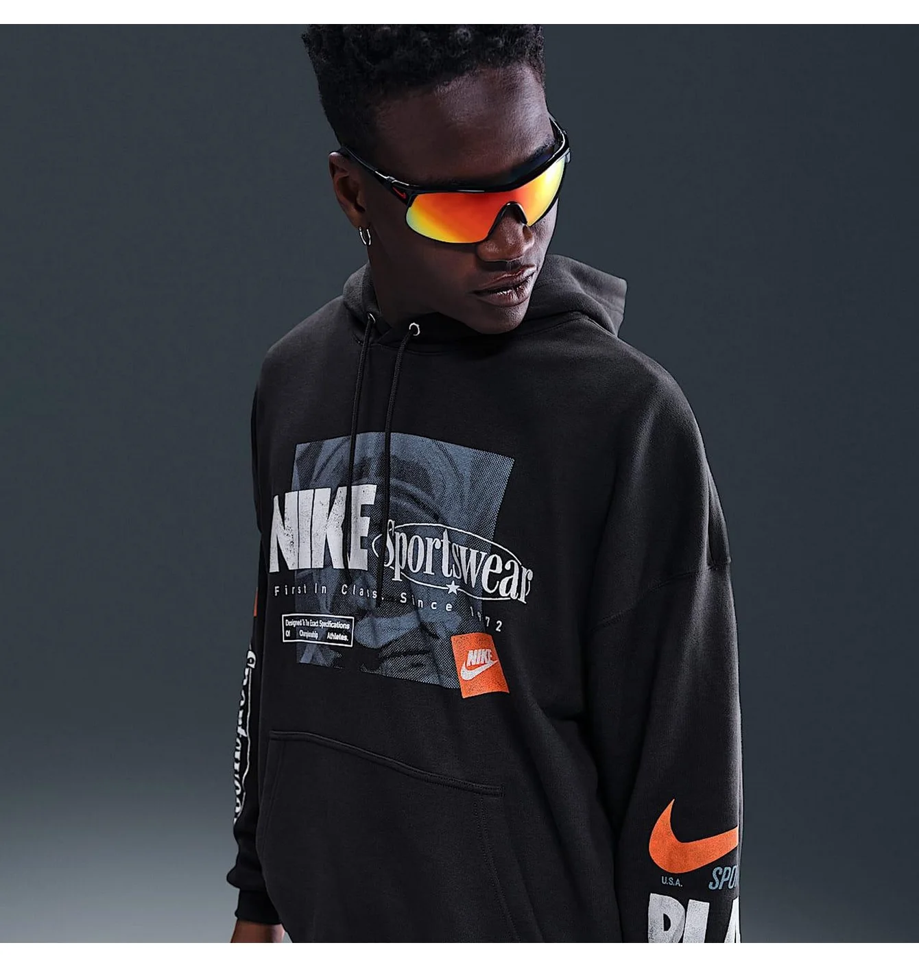 Худі чоловіче Nike Mens Lifestyle Hoodie Black IB8257-045