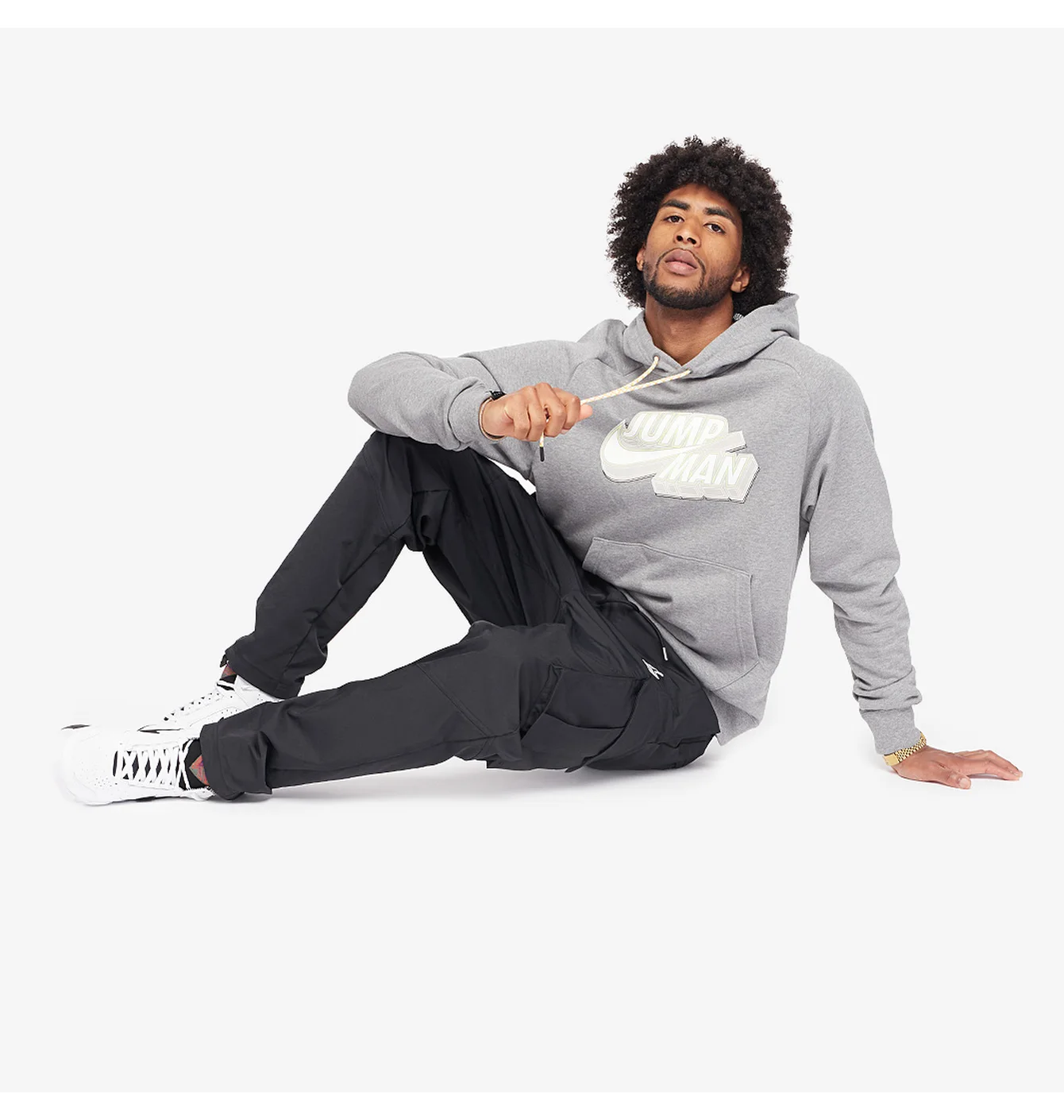 Худі чоловіче Air Jordan Jumpman Sweatshirt Hoodie Grey Dm1402-091