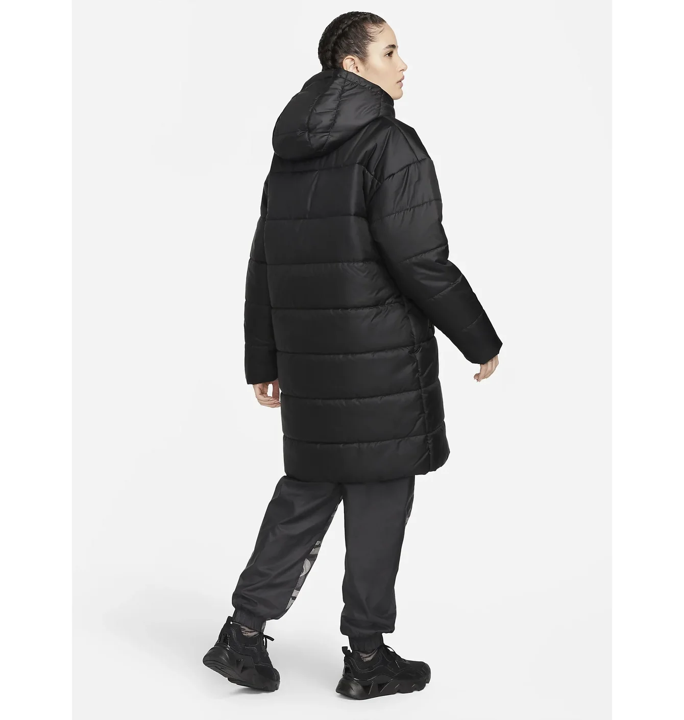 Парка жіноча Nike W Nsw Syn Tf Rpl Hd Black Dx1798-010