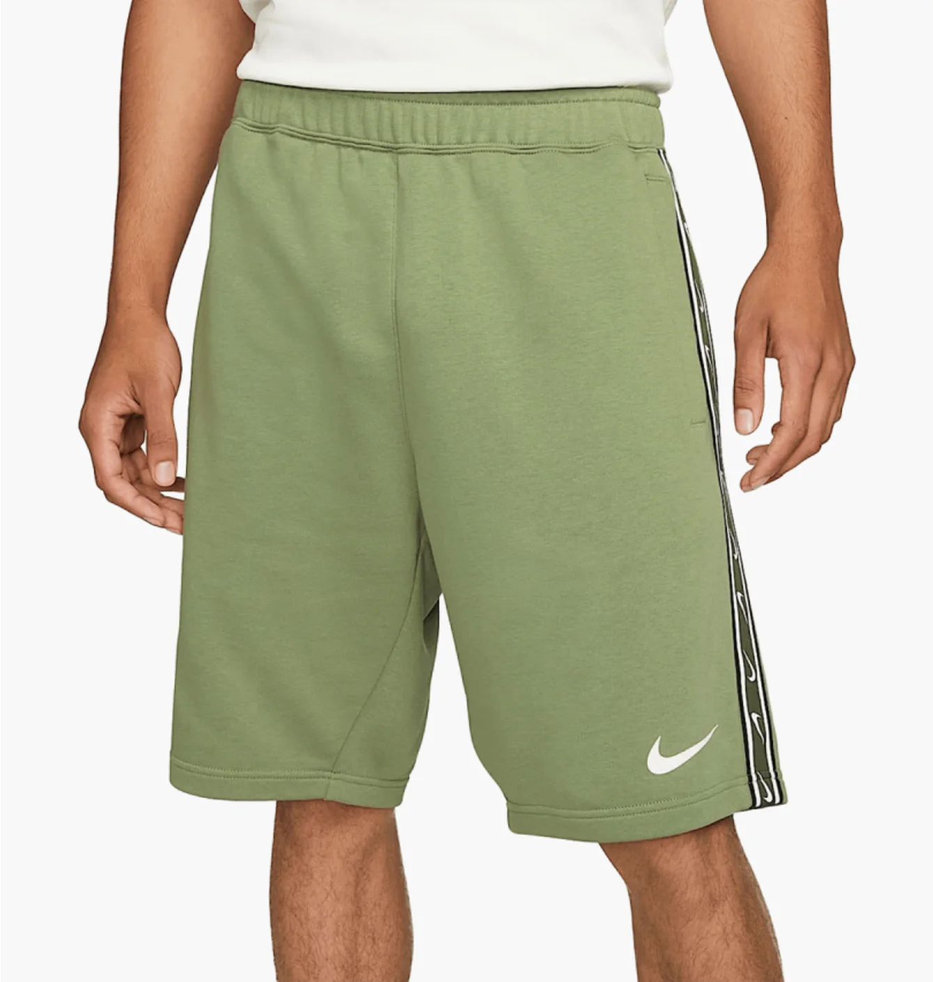 Шорти чоловічі Nike Repeat Fleece Olive DX2031-334