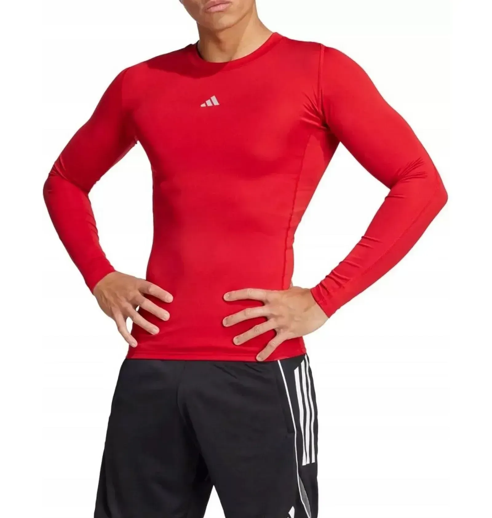 Кофта чоловіча Adidas Techfit Ls Tee Red (IP2612)