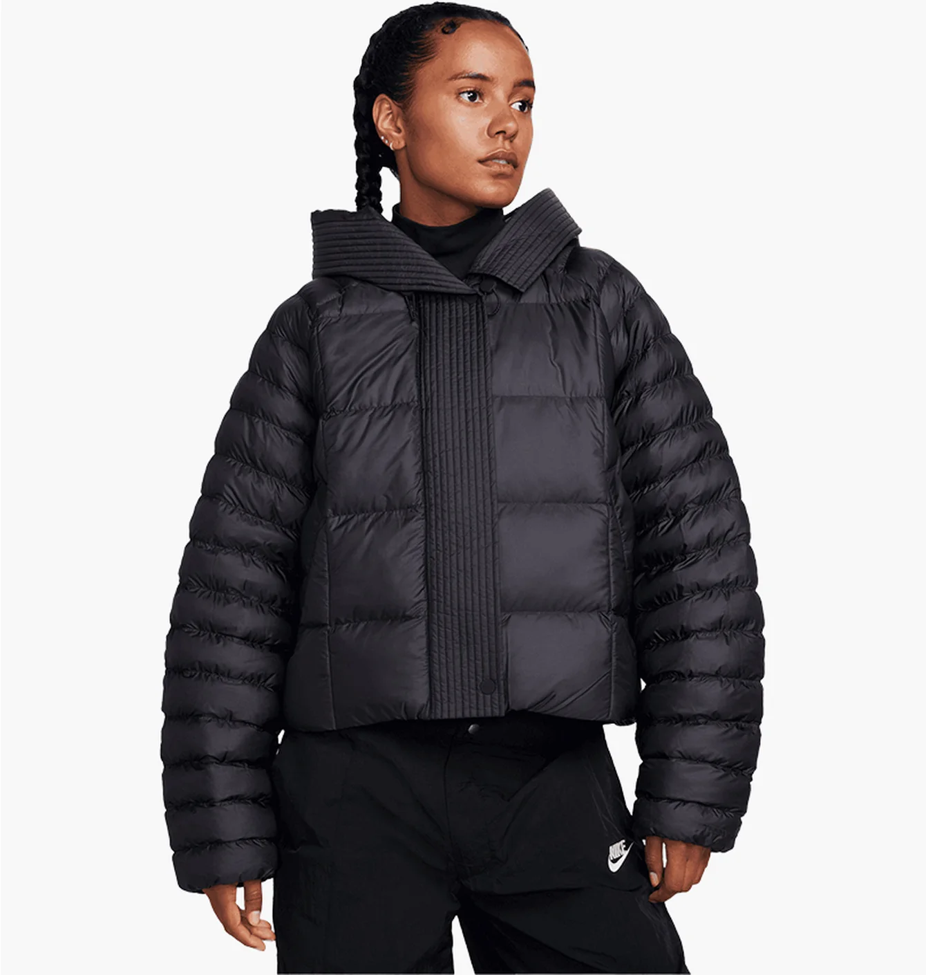 Пуховик жіночий Nike Sportswear Swoosh Puffer Primaloft Black FB8729-010