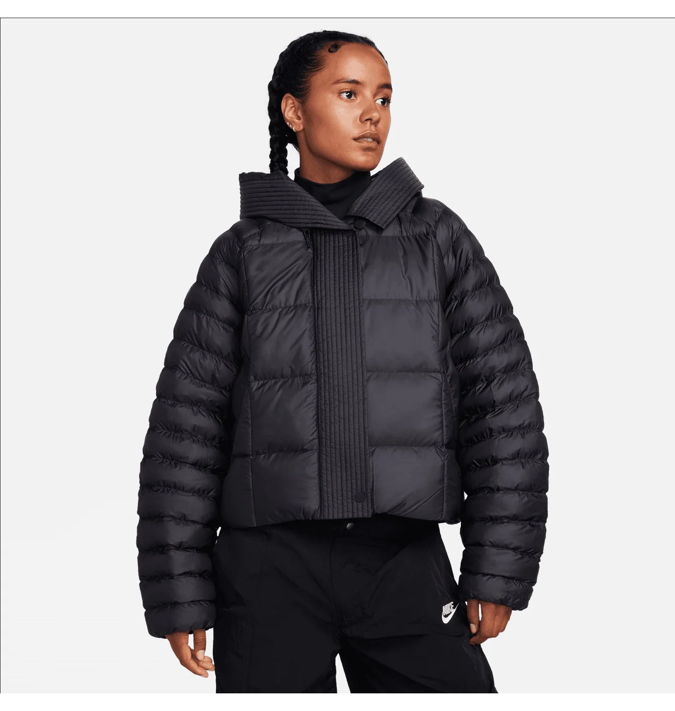 Пуховик жіночий Nike Sportswear Swoosh Puffer Primaloft Black FB8729-010