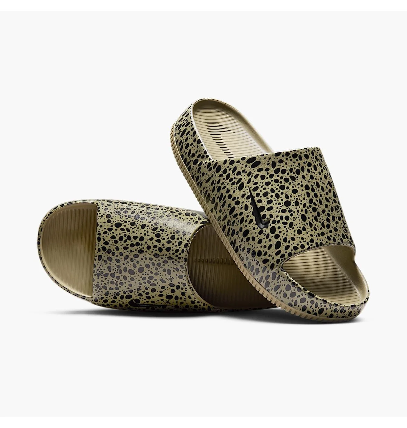 Тапочки жіночі Nike Calm Slide Print Ns Olive HM5072-200
