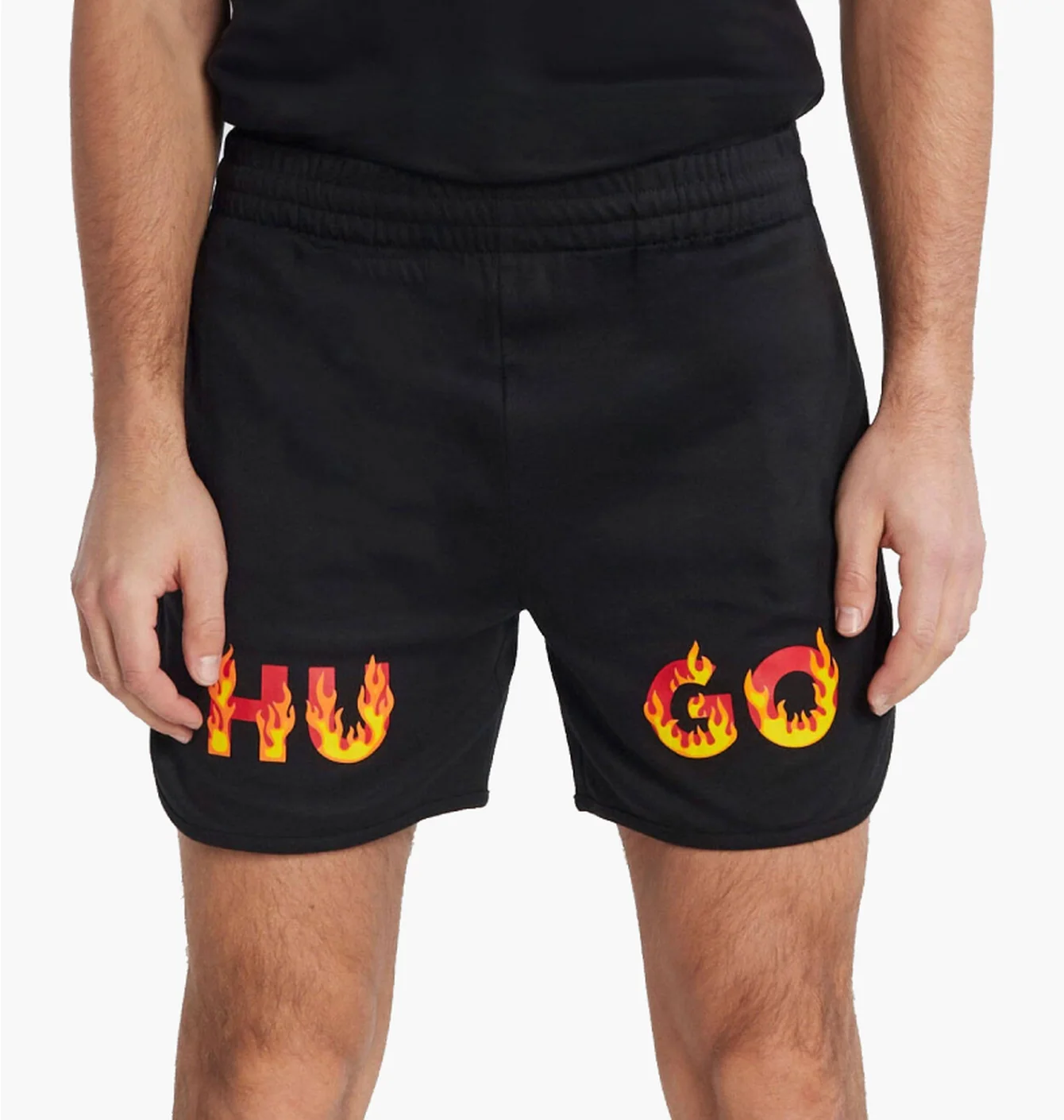 Шорти чоловічі Hugo Flames Black 50510474-10253414