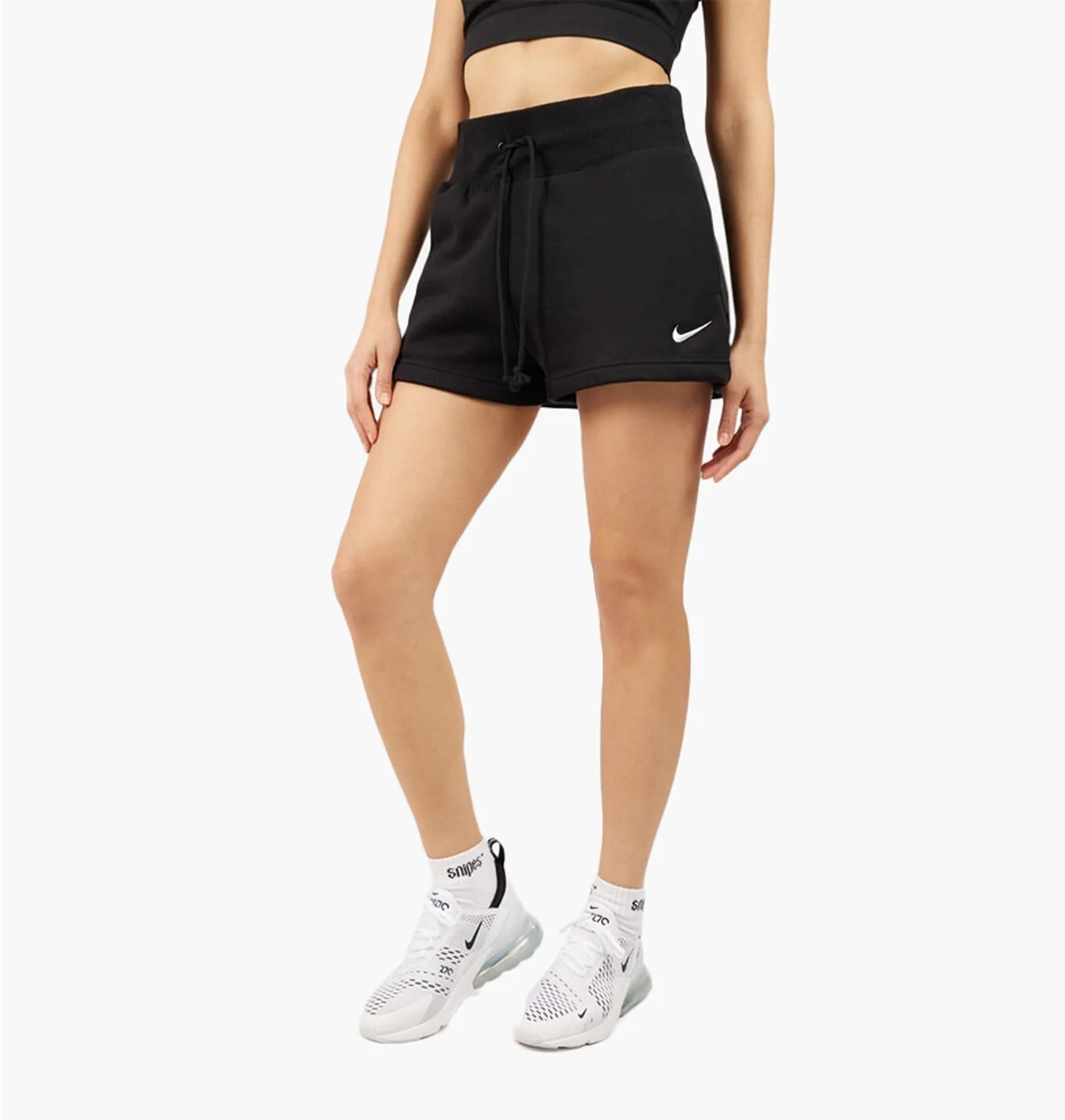 Шорти жіночі Nike Nsw Phoenix Fleece High-Rise Shorts Black FD1409-010