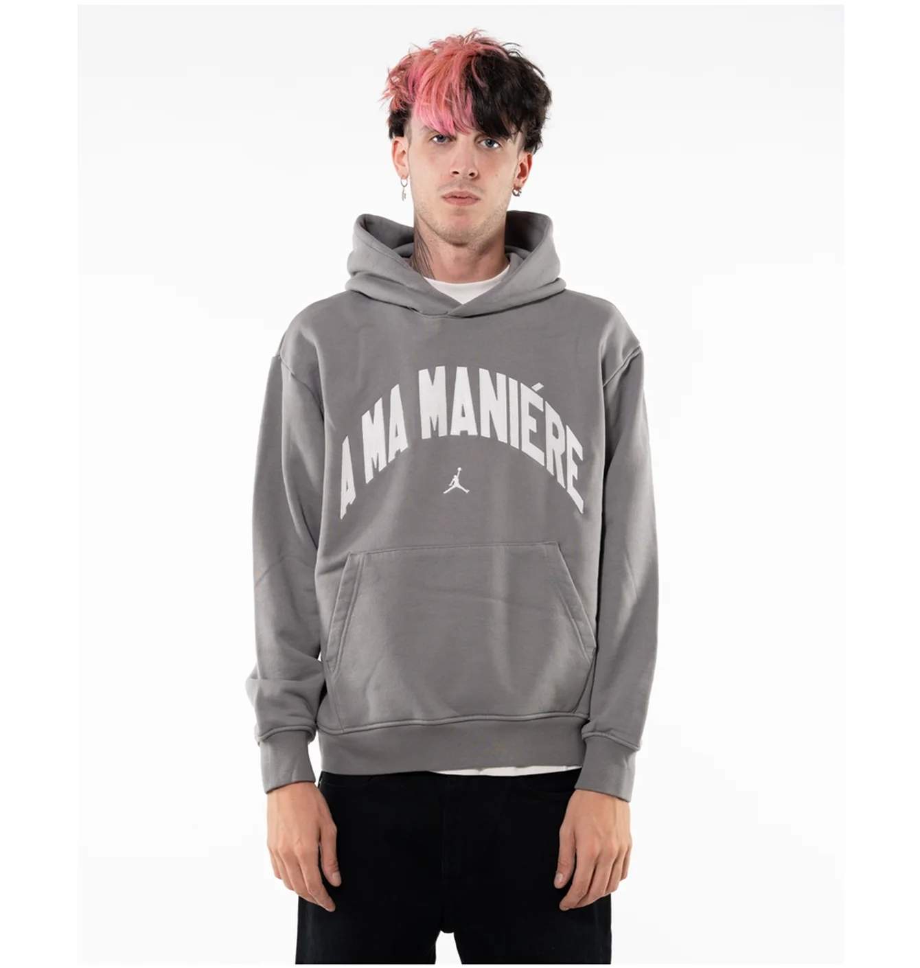 Худі чоловіче Air Jordan X A Ma Maniere Hoodie Flat Pewter Grey HF0540-029
