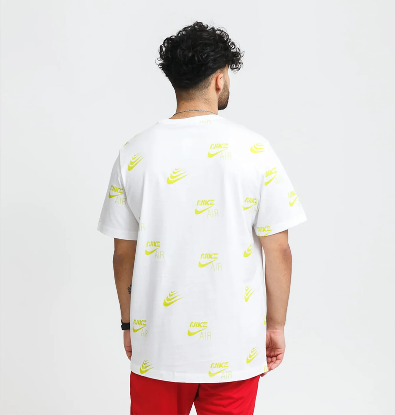 Футболка чоловіча Nike Sportswear Tee Multibrand All Over Print White Dd1369-100