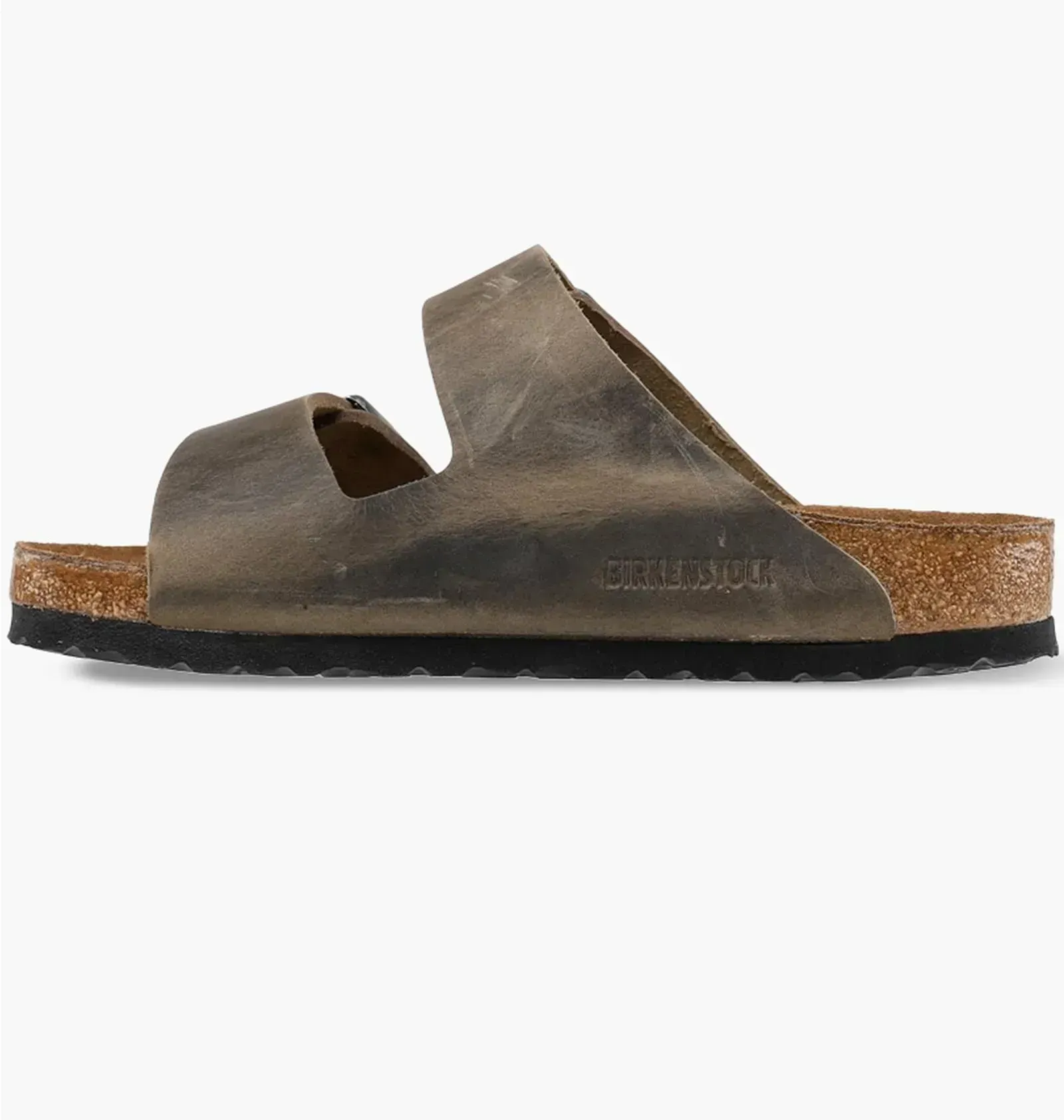 Тапочки чоловічі Birkenstock Arizona Oiled Leather Footbed Sandals Grey (1019313)