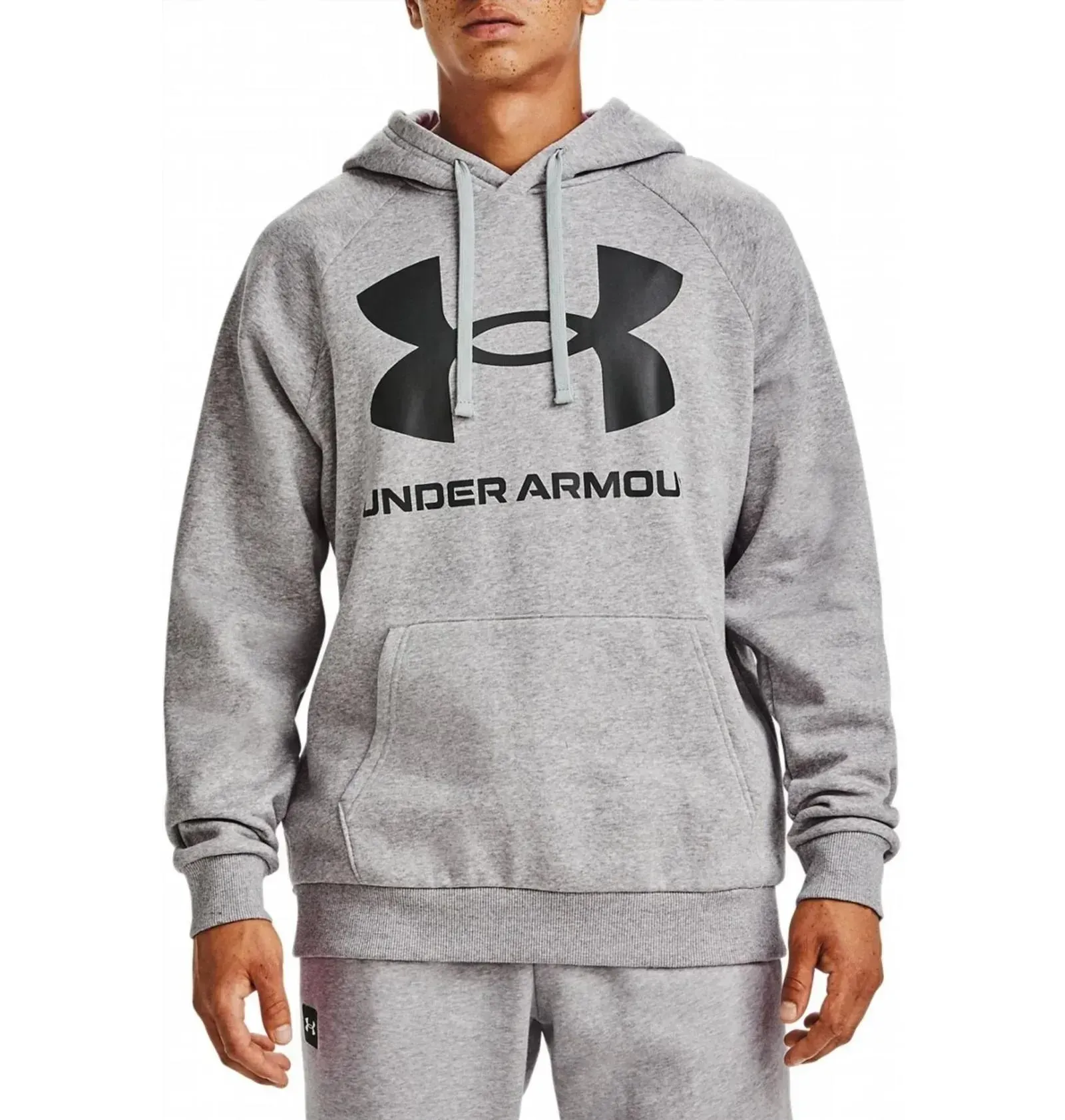 Кофта чоловіча Under Armour Rival Fleece Big Logo Hd Grey (1357093-011)