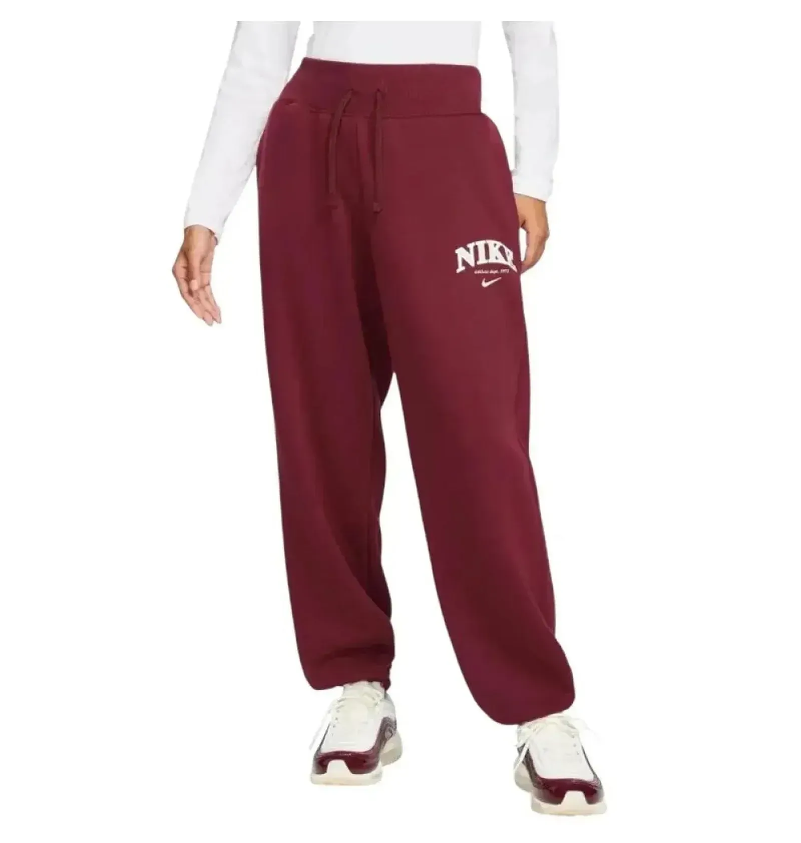 Спортивний костюм жіночий Nike Oversize Bordo (FB9960-638__FB9959-638)