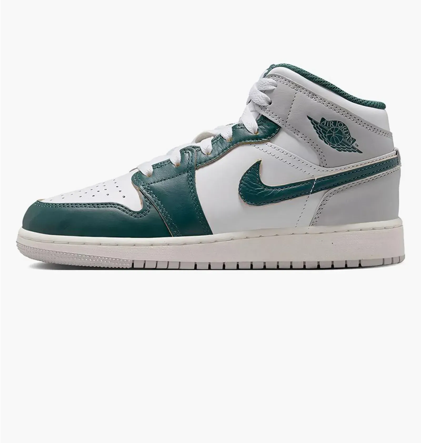 Кросівки дитячі Jordan 1 Mid Se White/Grey (FQ8088-103)