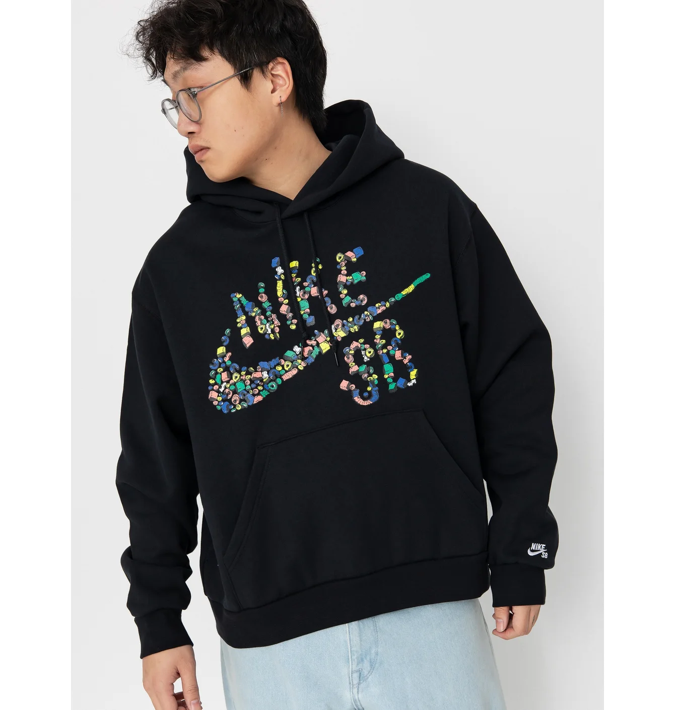 Худі чоловіче Nike Sb Sugar High Fleece Hood Pull -Over Black HJ2896-010