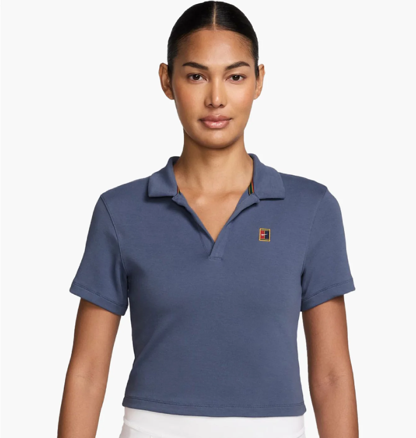 Поло жіноче Nike Court Heritage Blue HJ8992-491