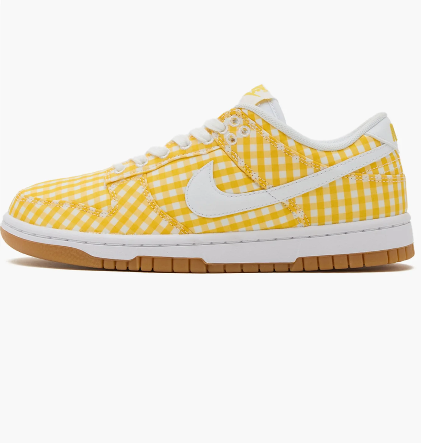 Кросівки жіночі Nike Dunk Low Gingham Yellow DZ2777-700