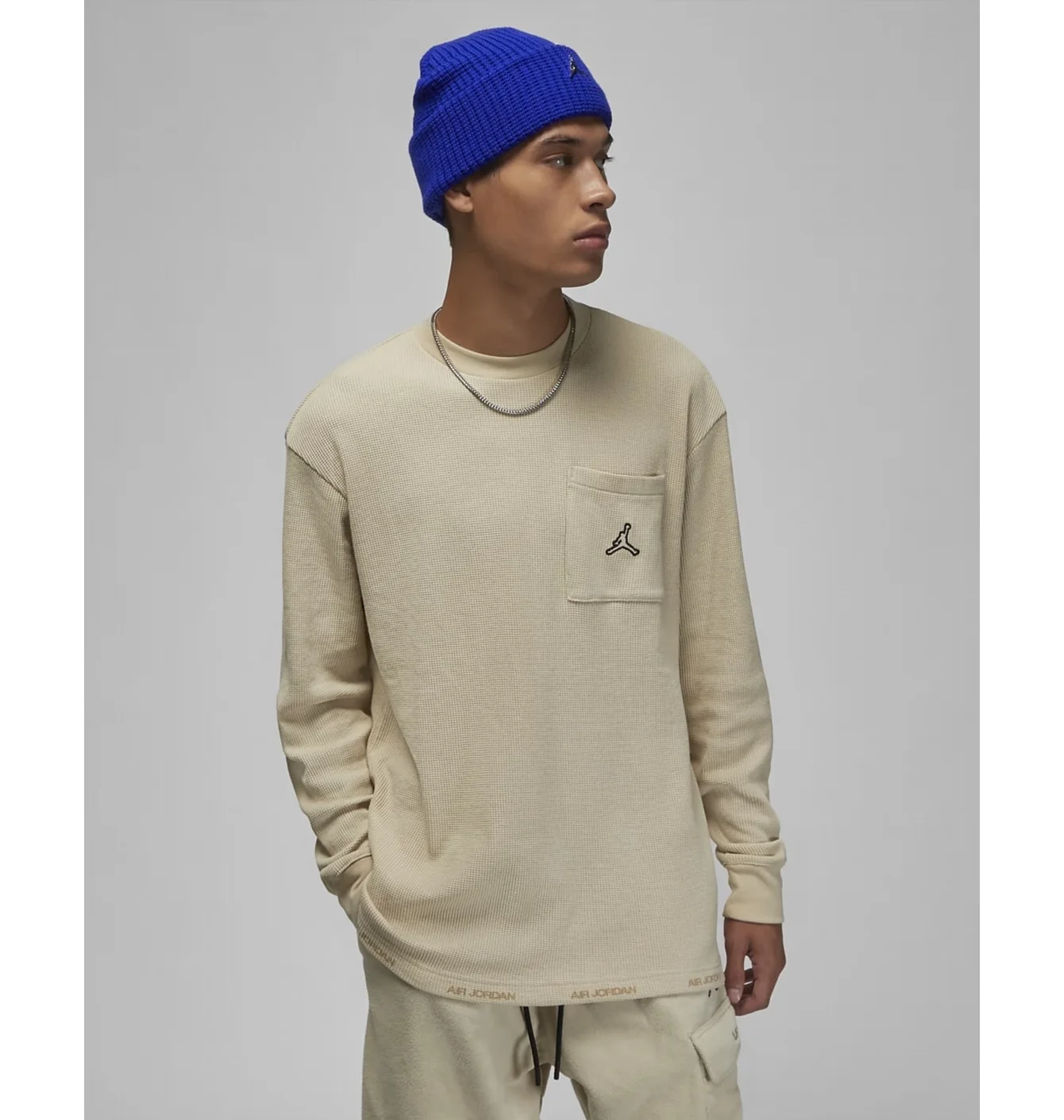 Лонгслів чоловічий Air Jordan Essentials Beige DV1585-206