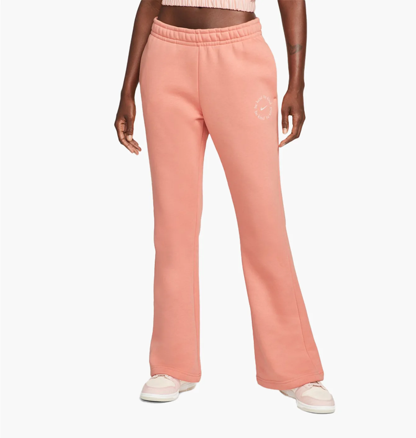 Штани жіночі Nike Sportswear Essential Fleece Flared Sweats Peach DR7847-824