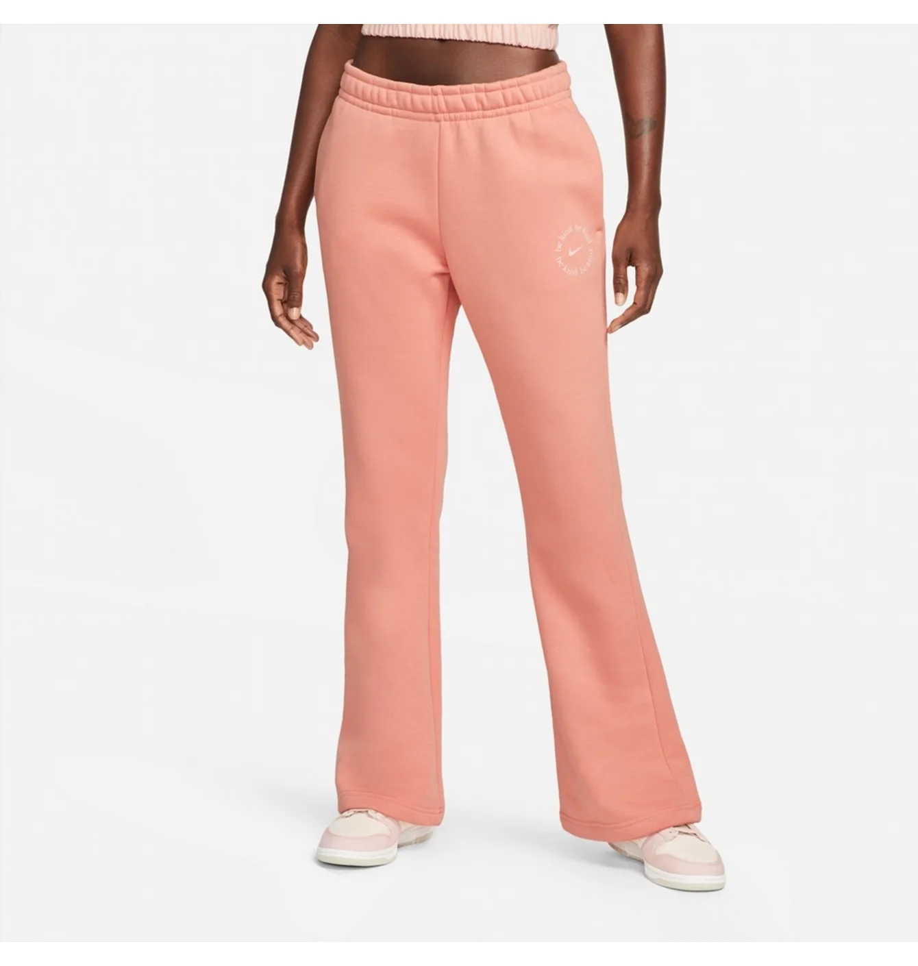 Штани жіночі Nike Sportswear Essential Fleece Flared Sweats Peach DR7847-824