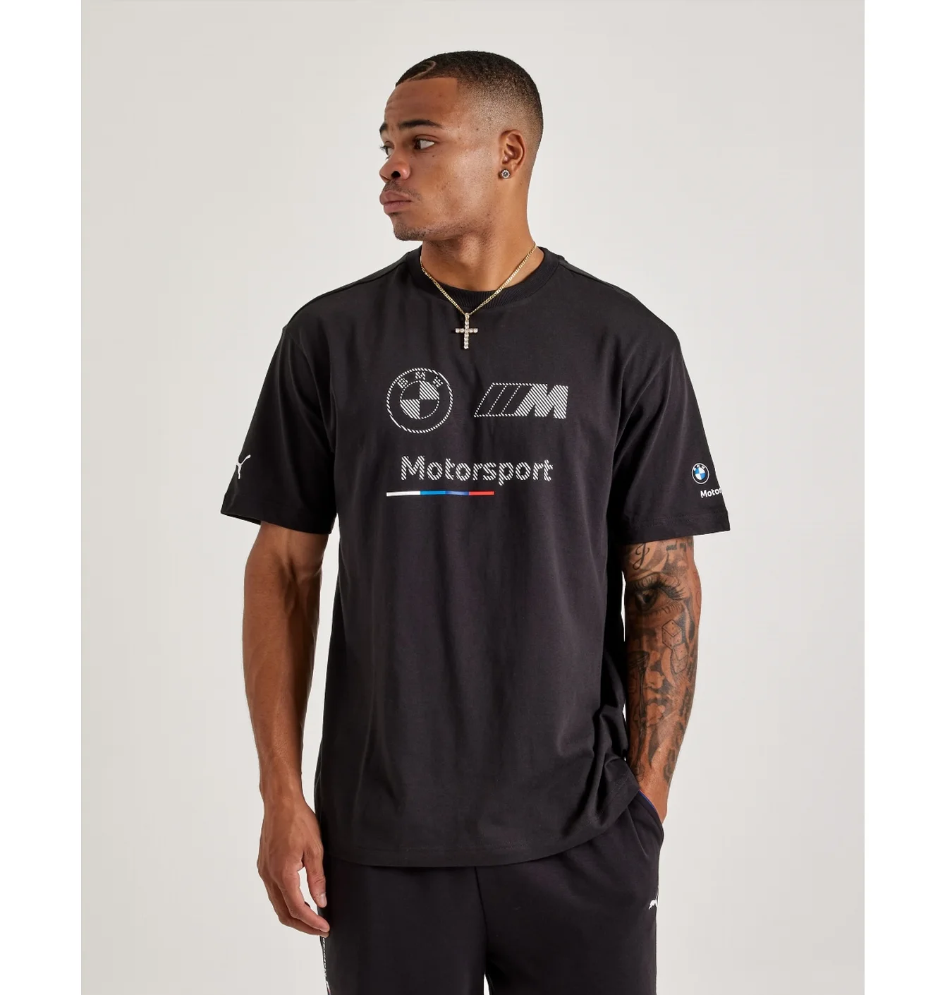 Футболка чоловіча Puma Bmw Motorsport Logo Tee Black 629224-01