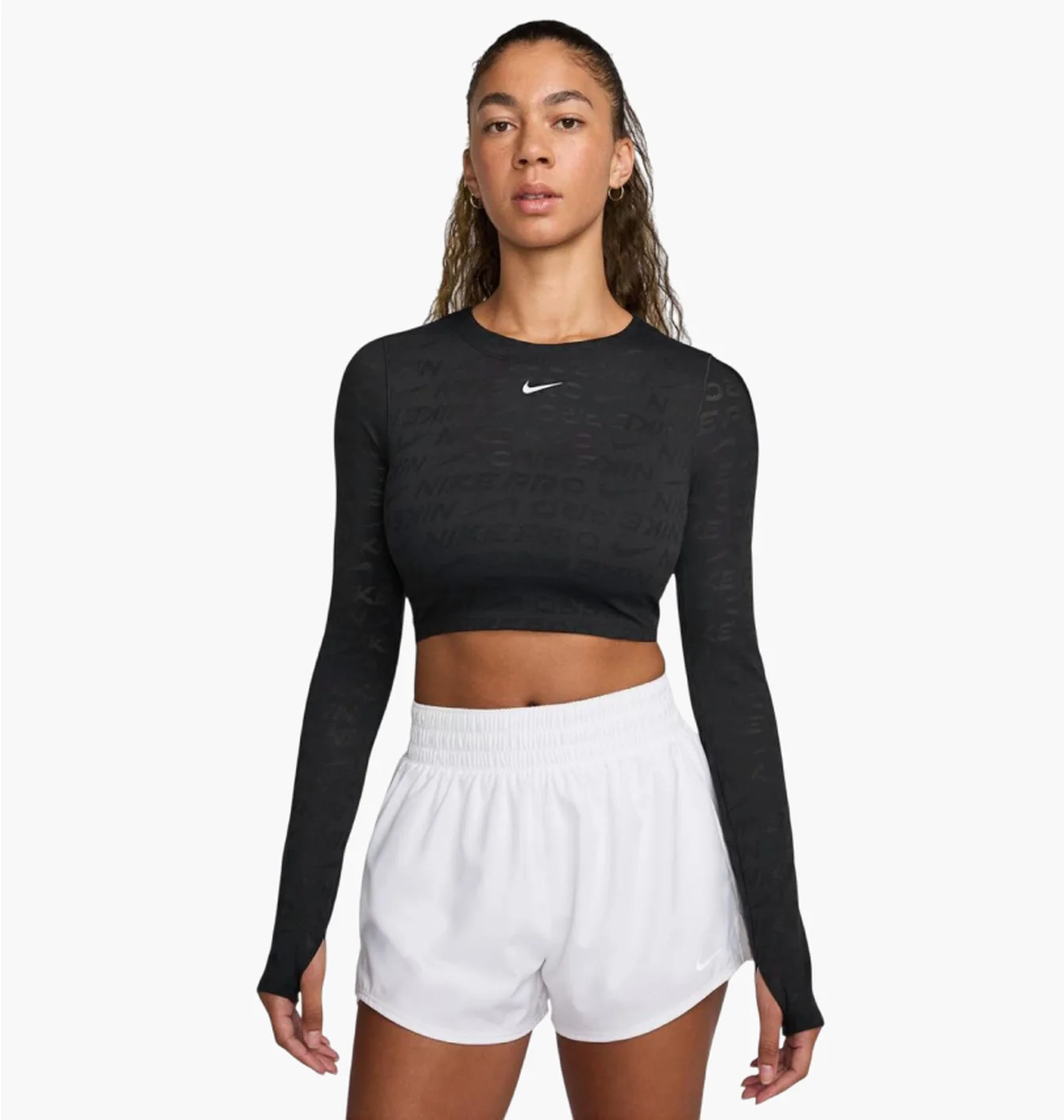 Лонгслів жіночий Nike Pro Black HJ4281-010