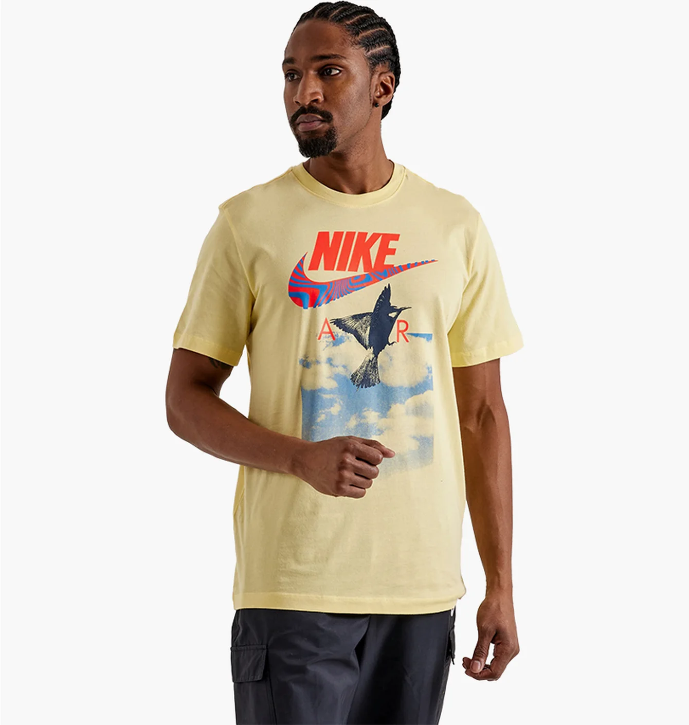 Футболка чоловіча Nike Sportswear Tee Yellow FQ3774-722