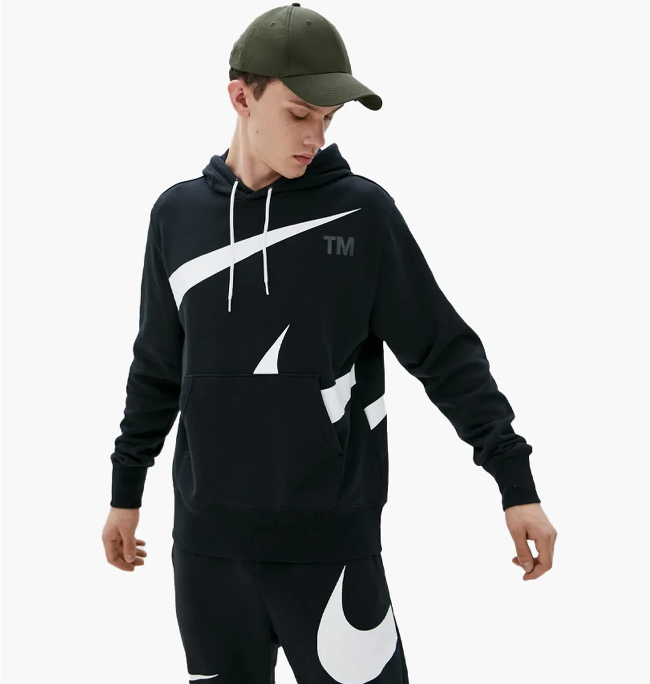 Худі чоловіче Nike Sportswear Swoosh Black DR8912-010
