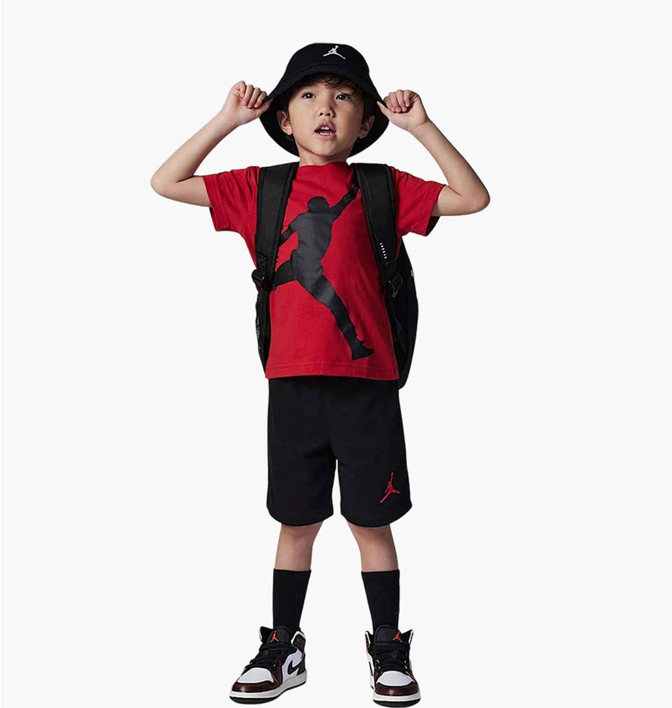 Спортивний костюм дитячий Air Jordan Jumpman Red/Black 85C138-023