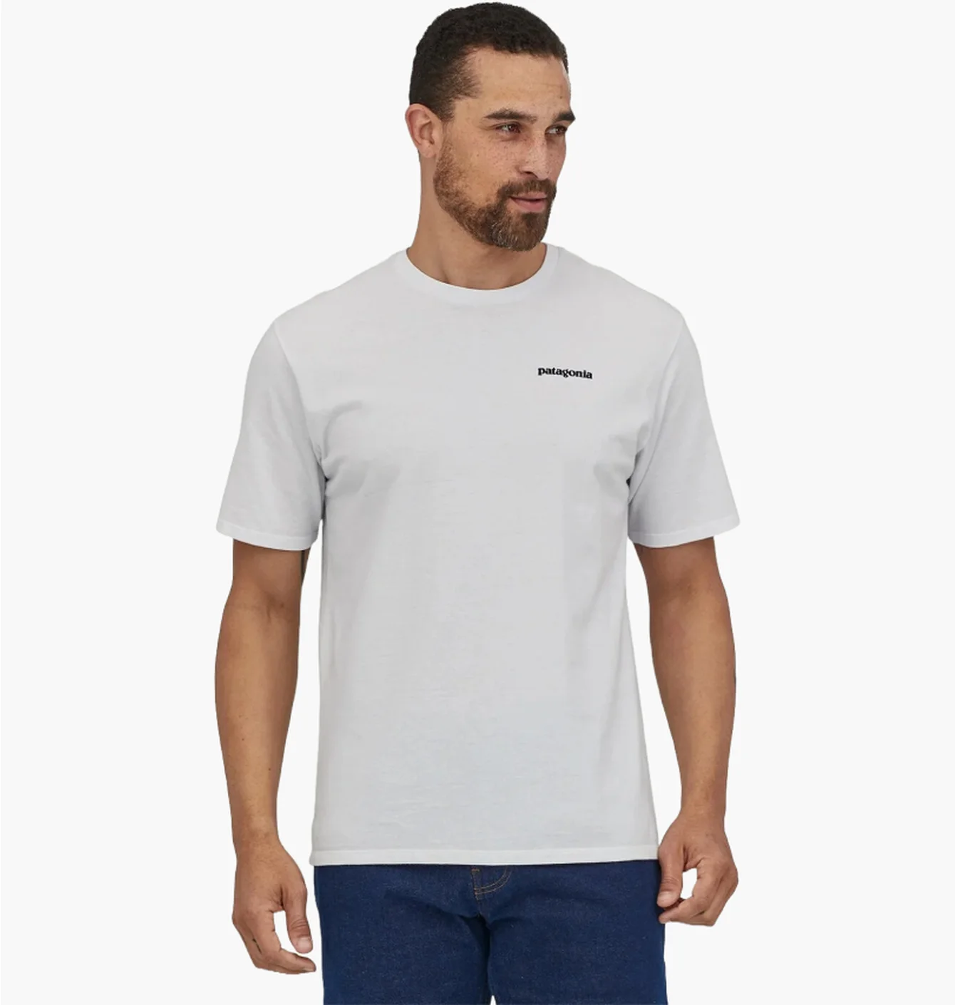 Футболка чоловіча Patagonia P-6 Logo Responsibili -Tee White WHI38504