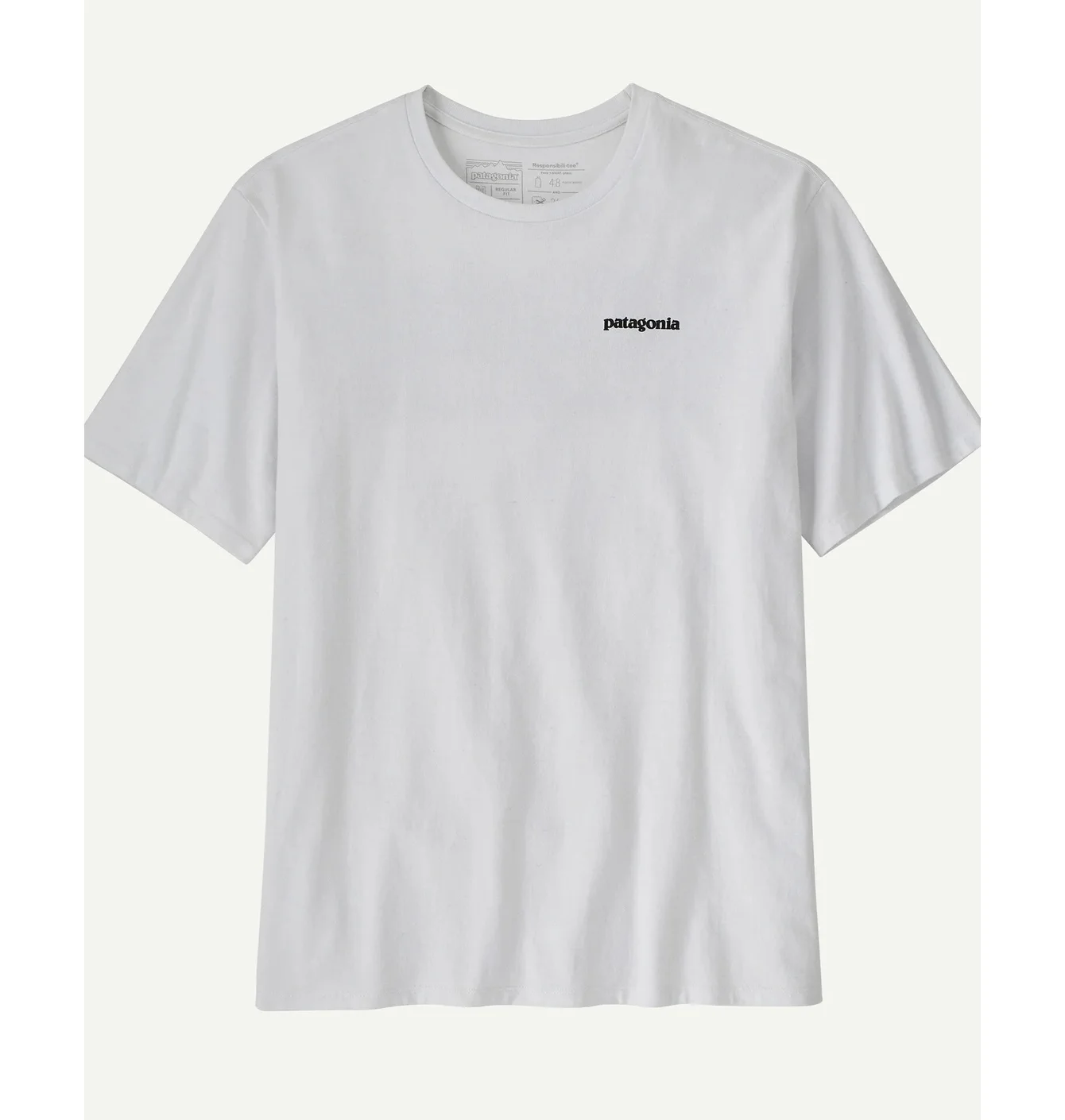 Футболка чоловіча Patagonia P-6 Logo Responsibili -Tee White WHI38504