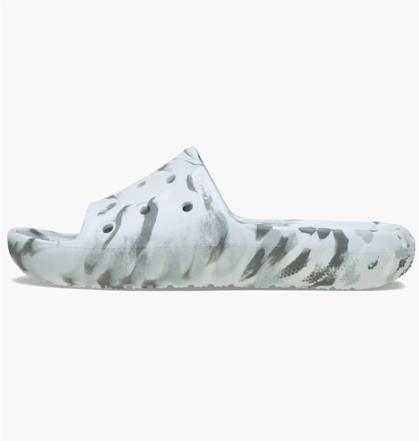 Тапочки чоловічі Crocs Classic Marbled Ii Slide White 211211-1NL