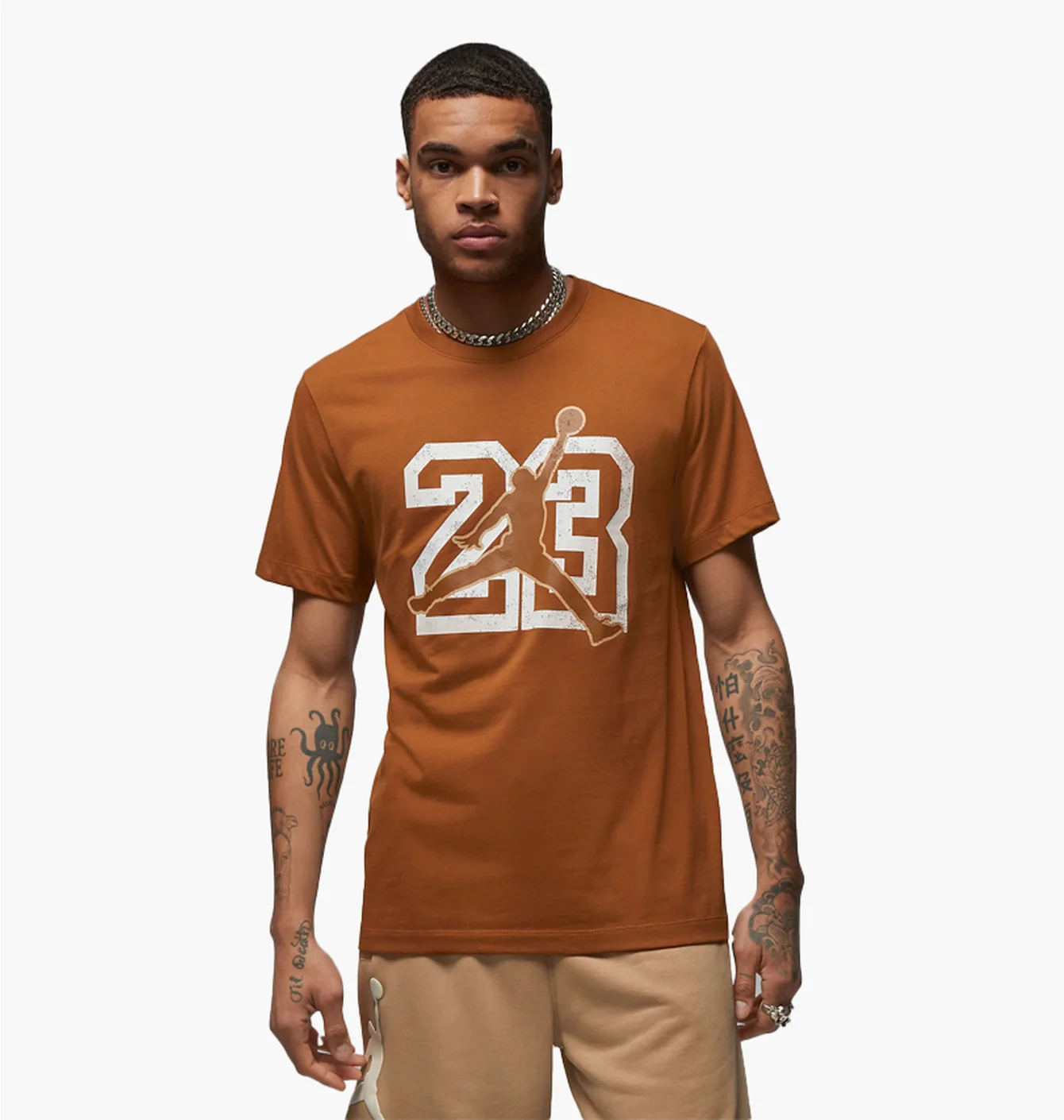 Футболка чоловіча Air Jordan Flight Essentials MenS T-Shirt Orange FB7394-281