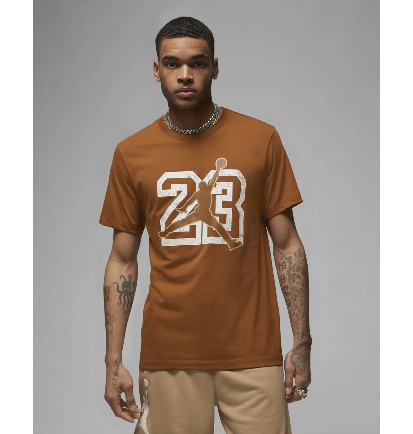 Футболка чоловіча Air Jordan Flight Essentials MenS T-Shirt Orange FB7394-281