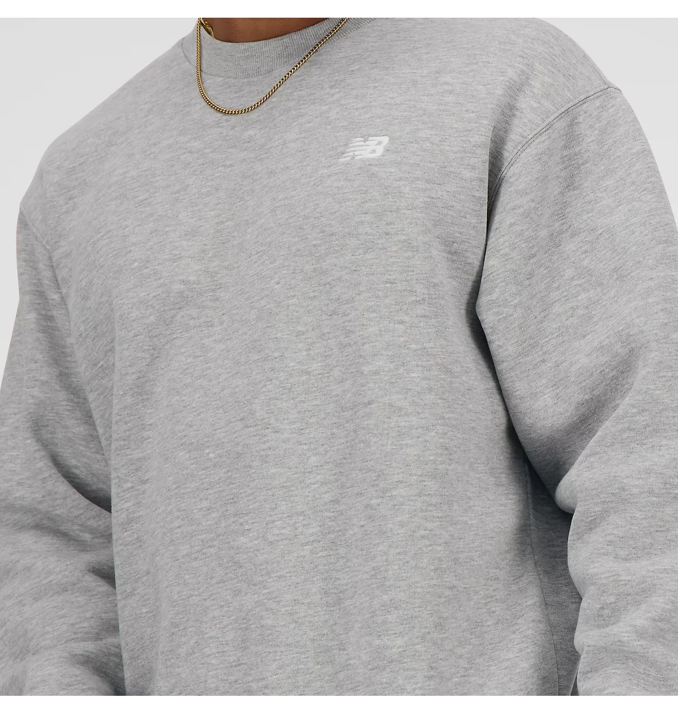 Світшот чоловічий New Balance Sport Essentials Fleece Crew Grey MT41510-AG
