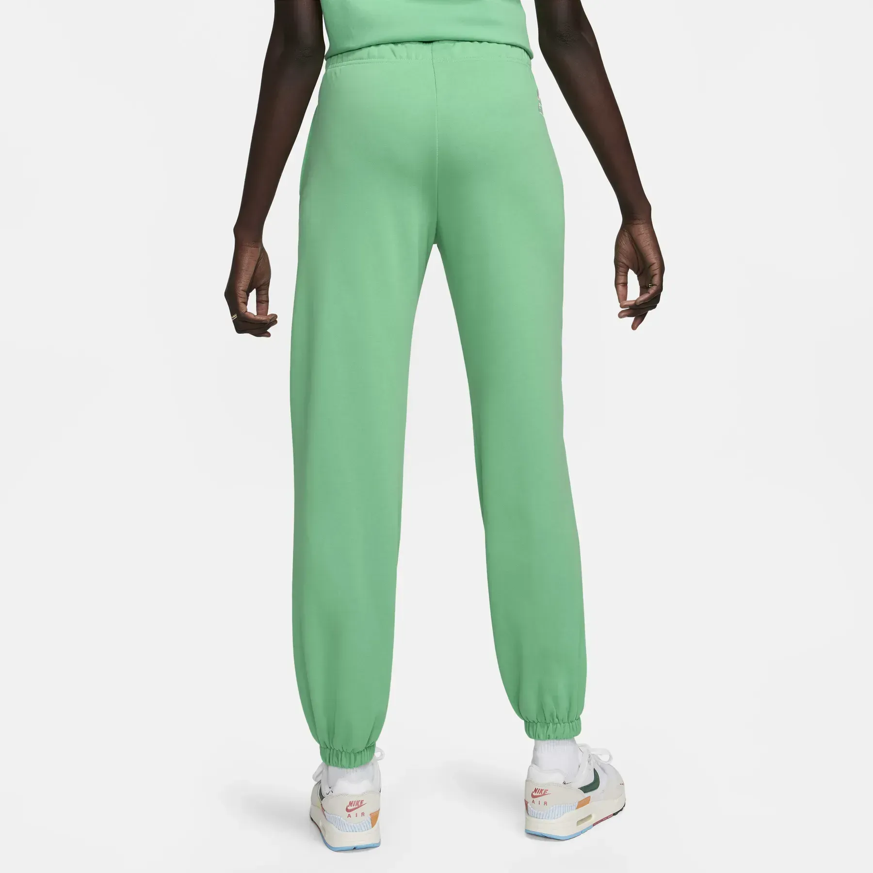 Брюки жіночі Nike Air Mid-Rise Fleece Joggers (FN1902-363)