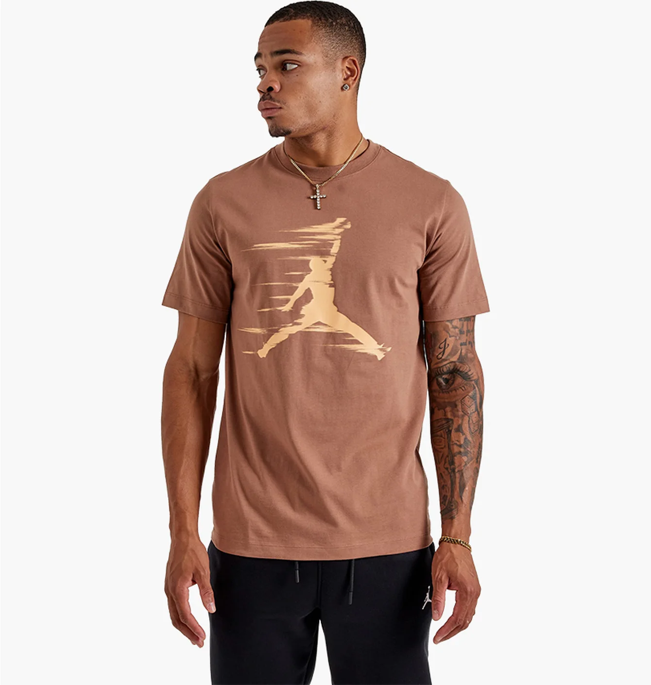 Футболка чоловіча Air Jordan Mvp Jumpman Tee Brown FZ1919-223