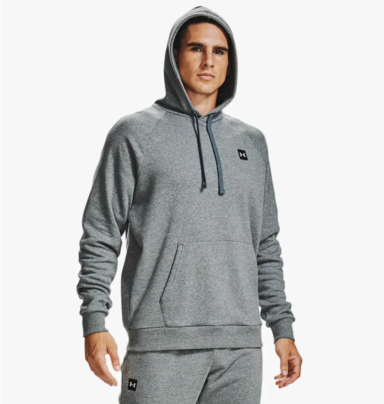 Худі чоловіче Under Armour Rival Fleece Hoodie Grey 1357092-012