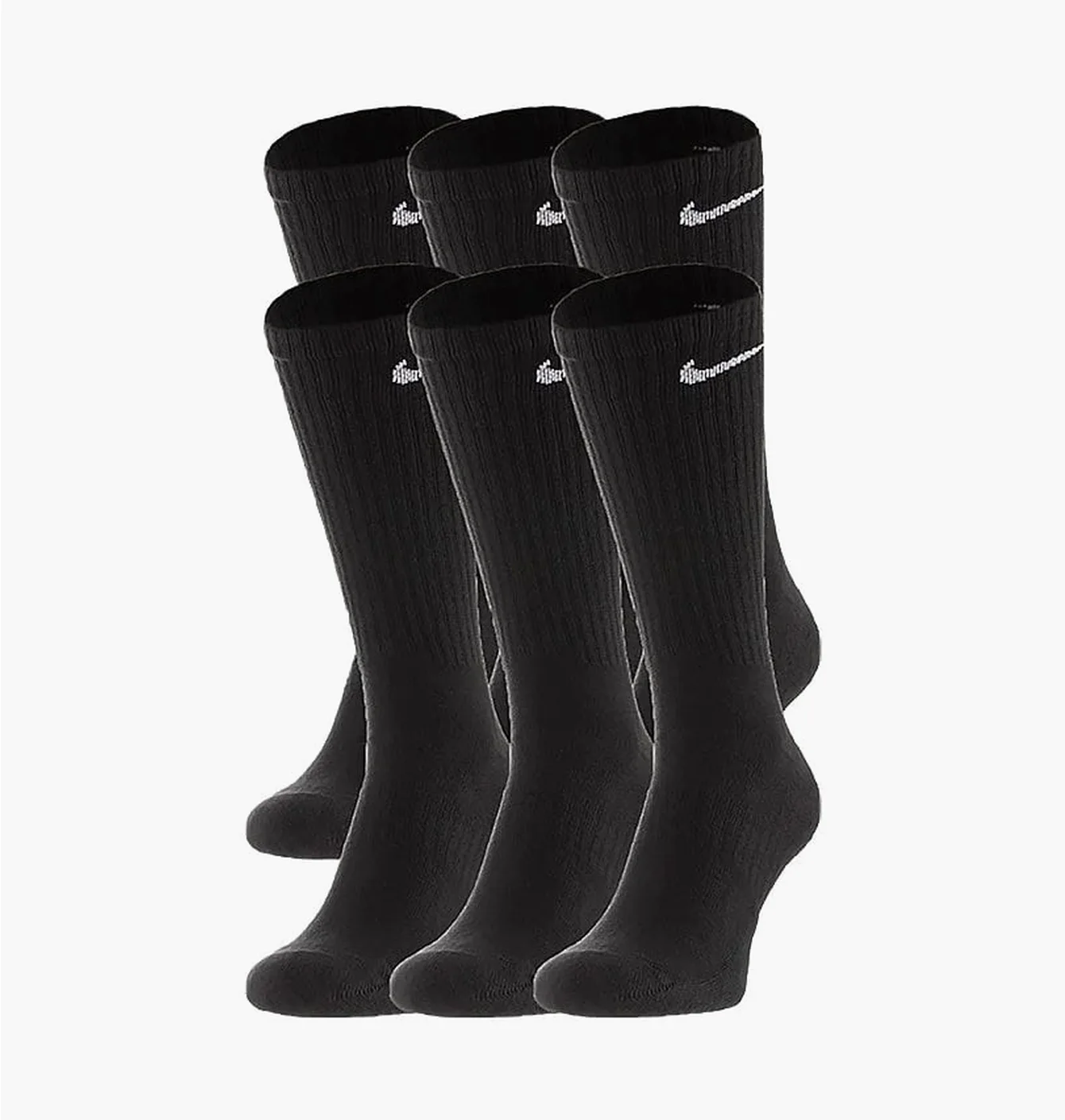 Шкарпетки унісекс Nike U EVERYDAY CUSH CREW (6 пар) Black SX7666-010
