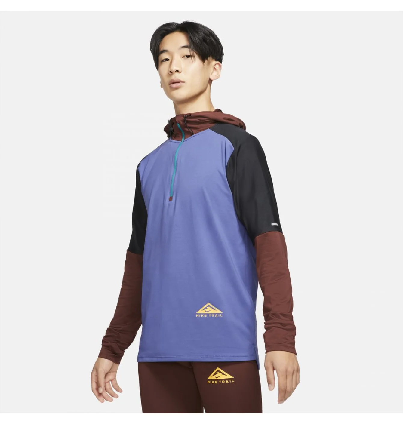 Худі чоловіче Nike Dri-Fit Trail Element Blue DD4580-510
