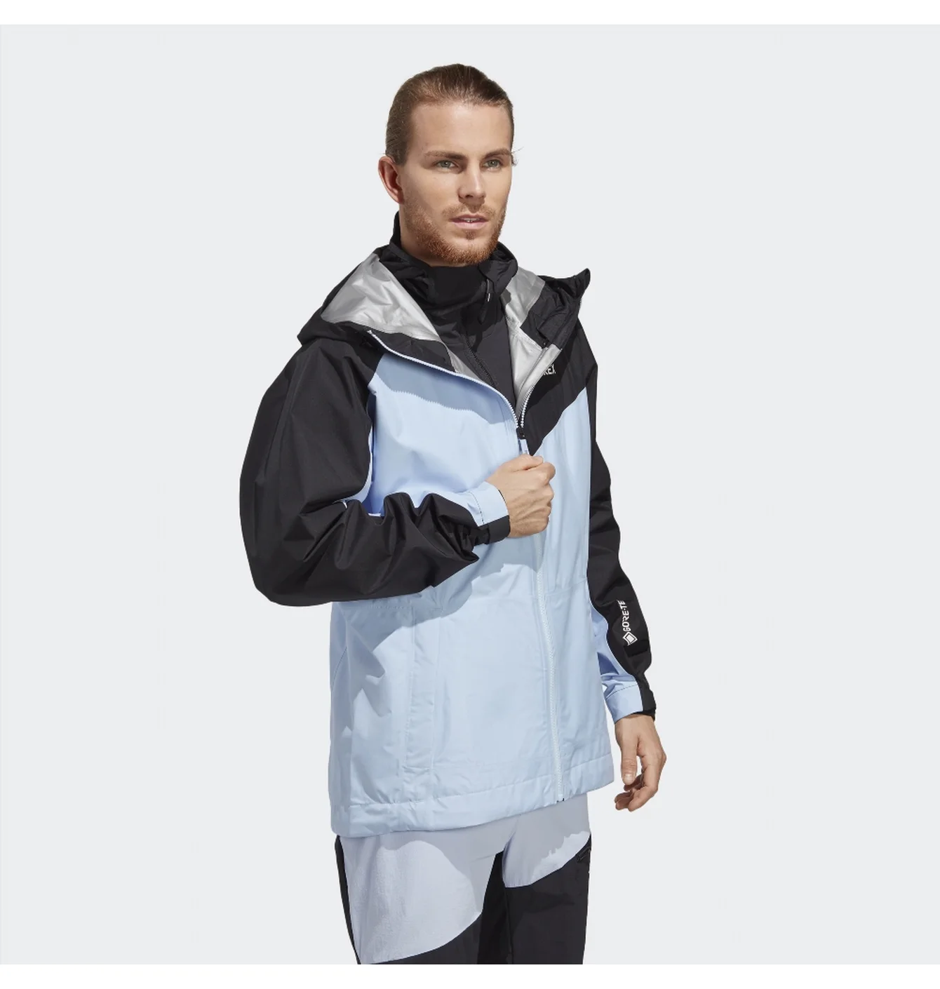 Куртка чоловіча Adidas Terrex Xperior Gore-Tex Paclite Rain Jacket Light Blue Hu1115