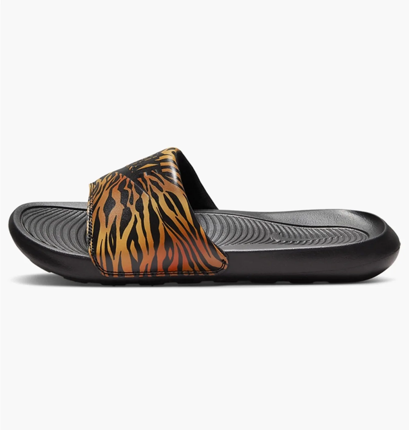 Тапочки жіночі Nike Womens Print Slides Black/Orange Cn9676-010