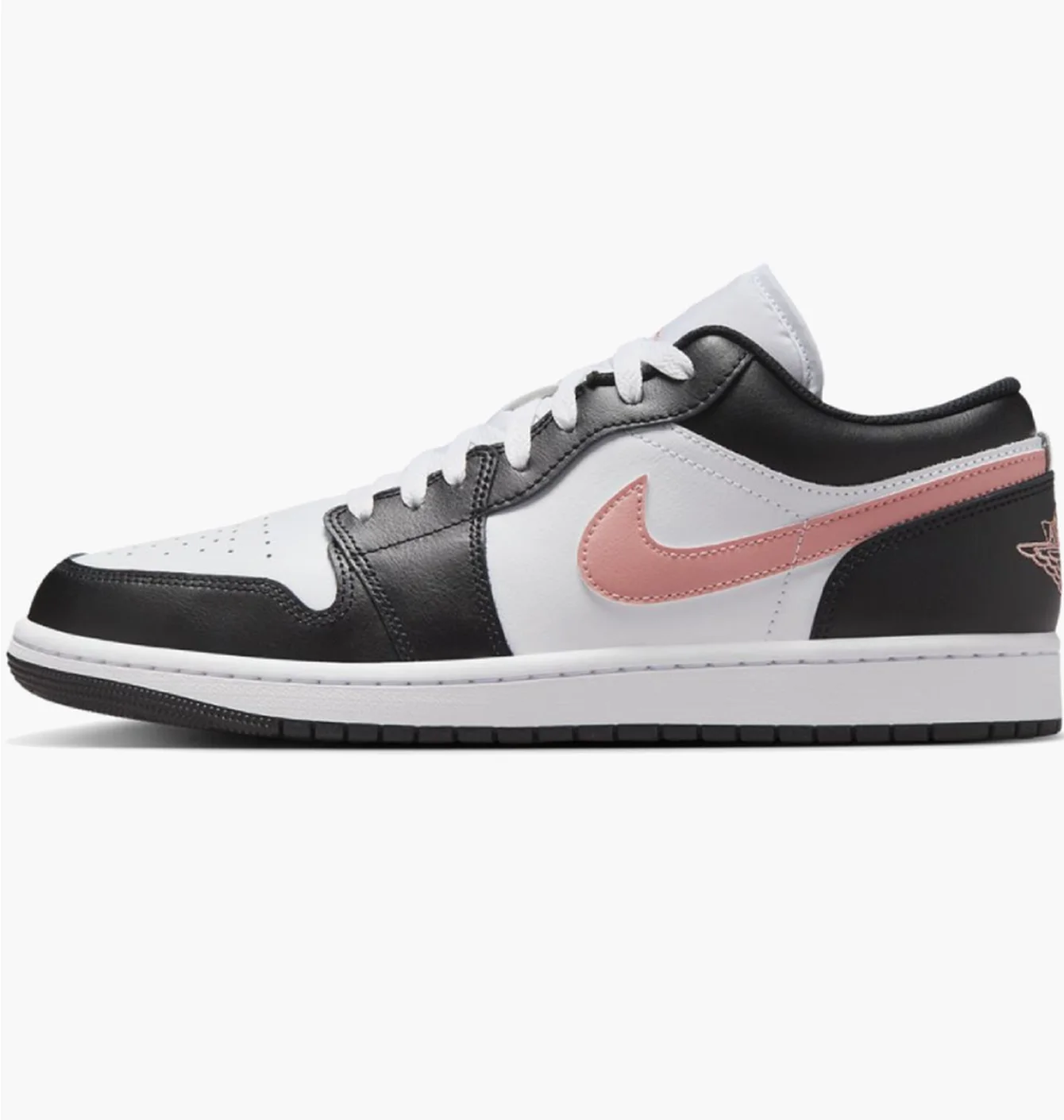 Кросівки чоловічі Air Jordan 1 Low White/Black 553558-165