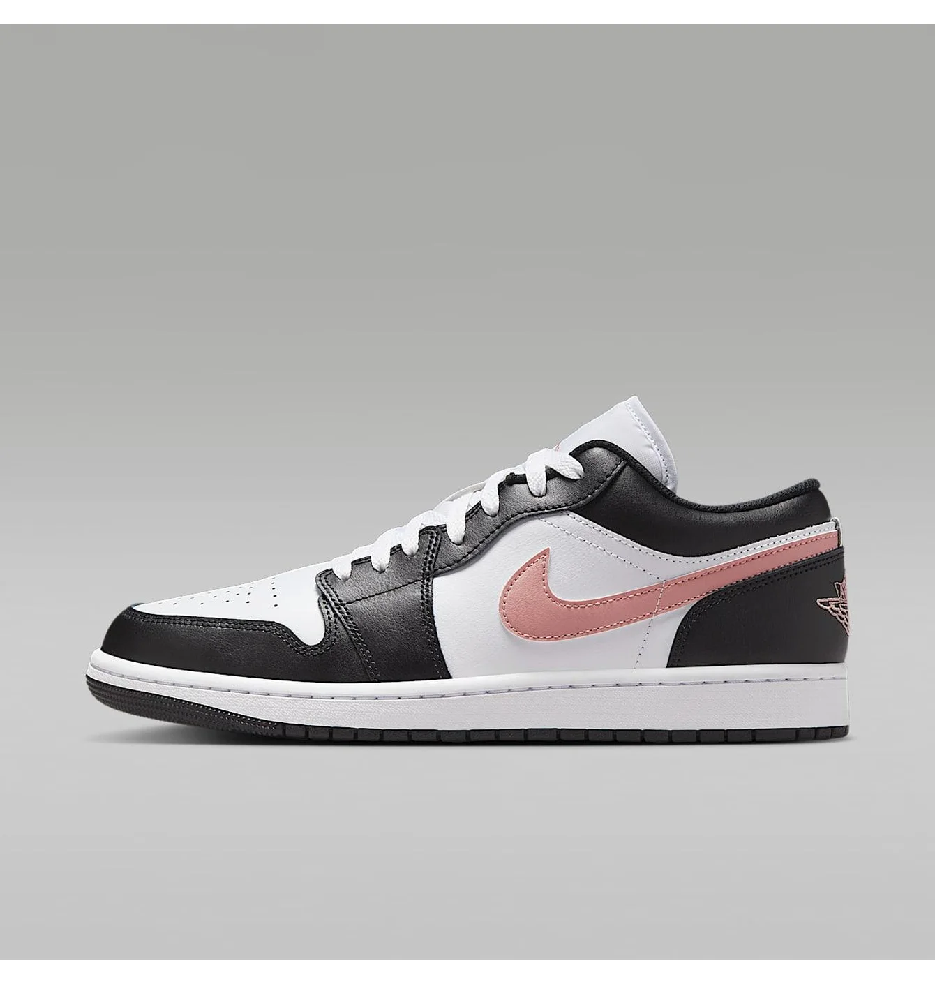 Кросівки чоловічі Air Jordan 1 Low White/Black 553558-165