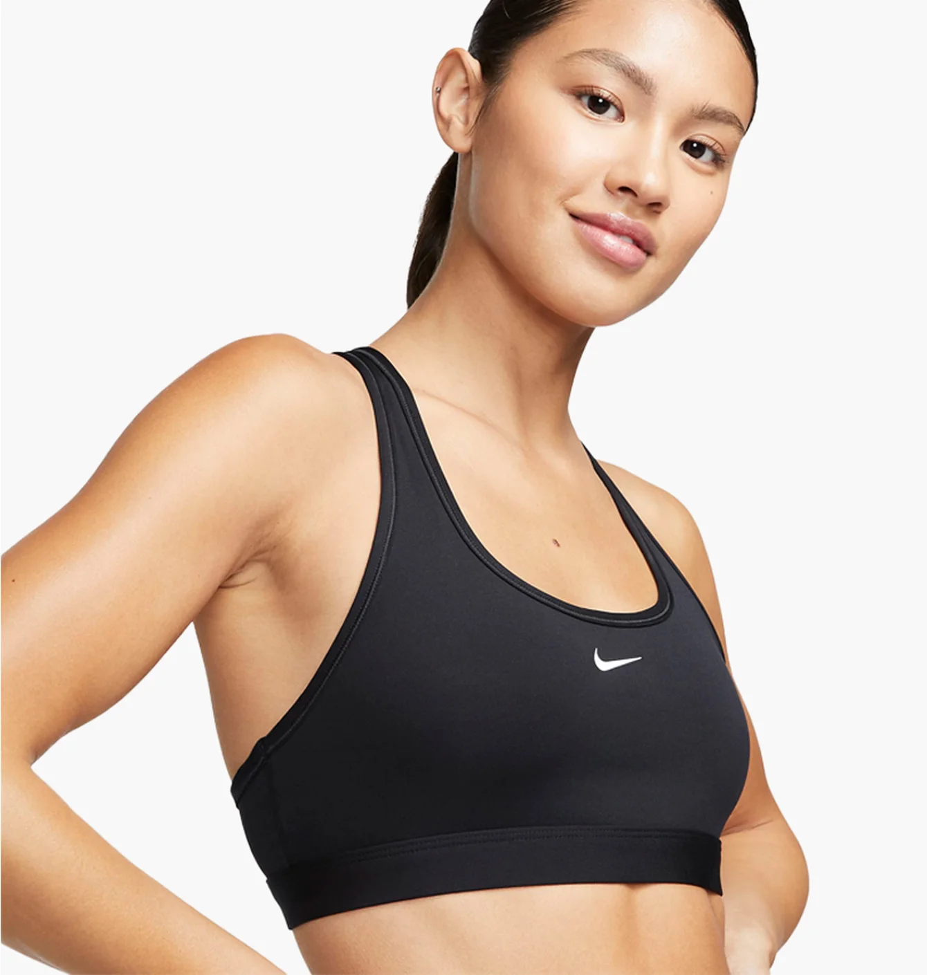 Топ жіночий Nike Swoosh Light Support Black DX6817-010