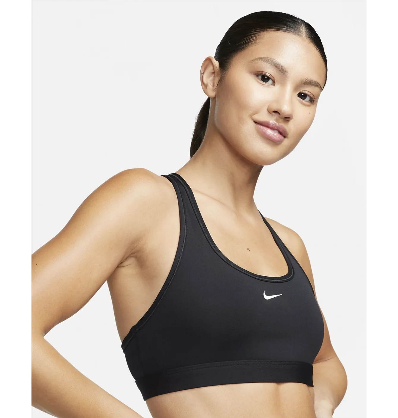 Топ жіночий Nike Swoosh Light Support Black DX6817-010
