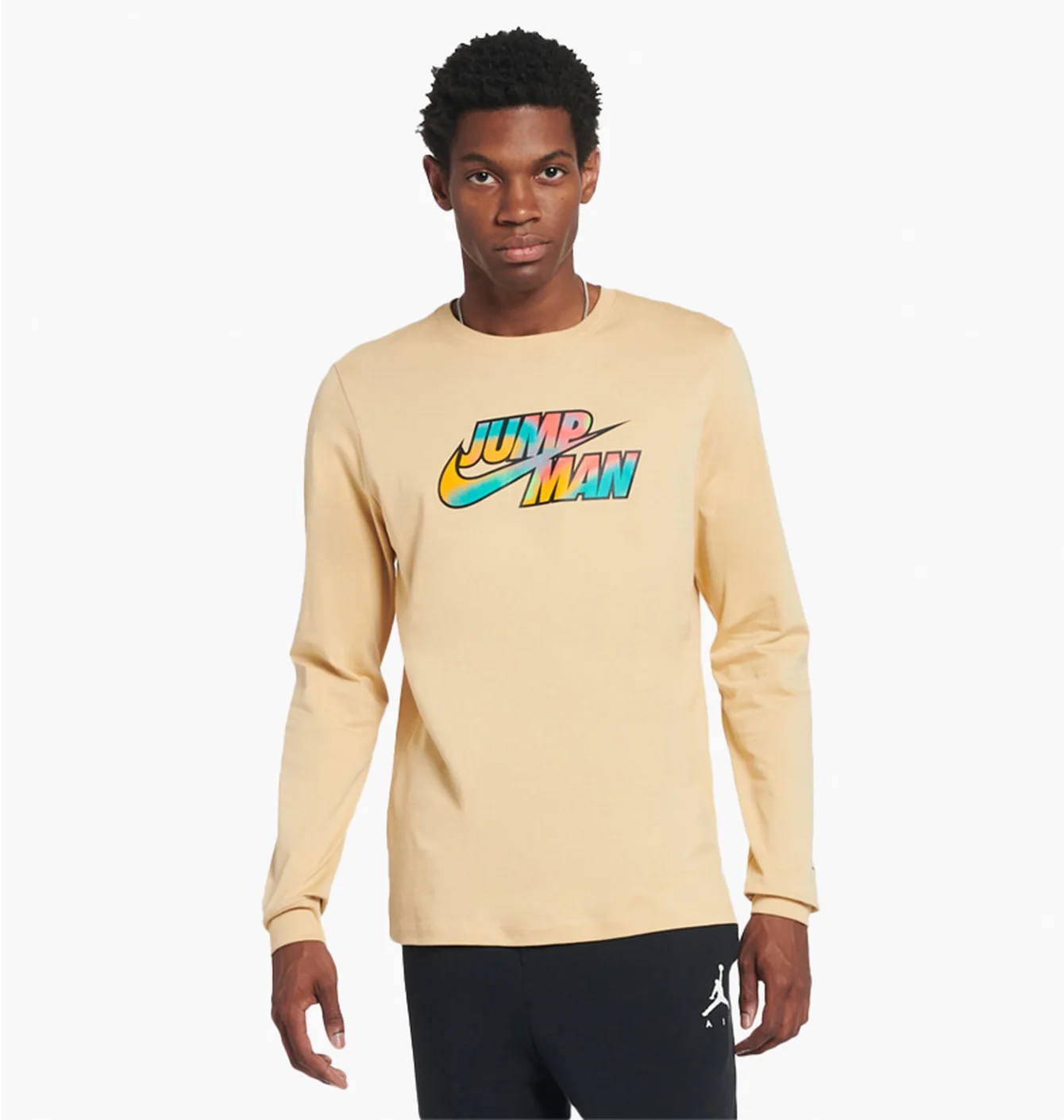Лонгслів чоловічий Air Jordan Mj Flight Mvp Crew Beige Dq7364-252