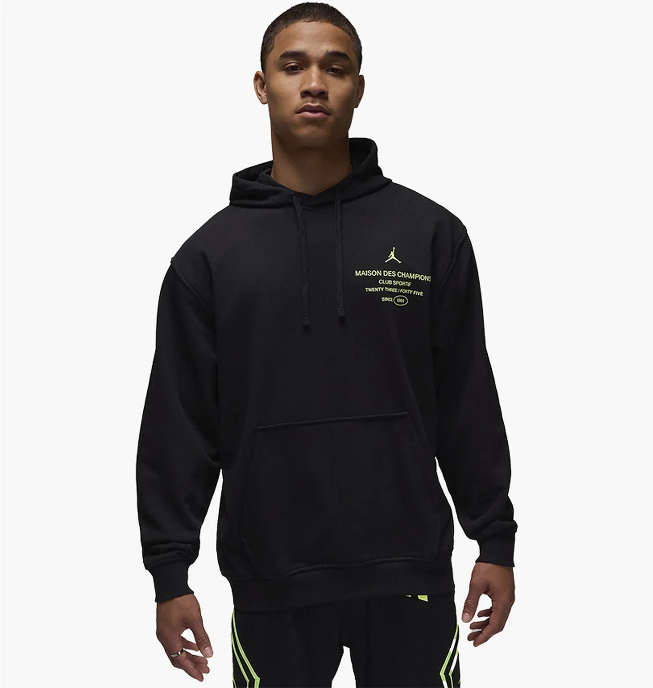 Худі чоловіче Air Jordan Sport Dri-Fit Fleece Pullover Hoodie Black FV8610-010
