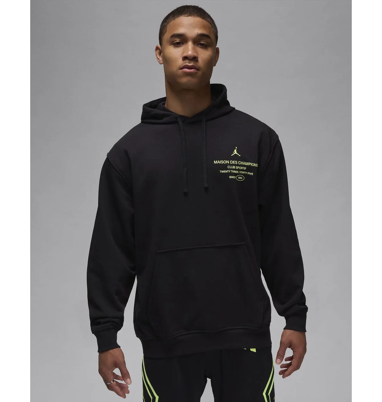 Худі чоловіче Air Jordan Sport Dri-Fit Fleece Pullover Hoodie Black FV8610-010