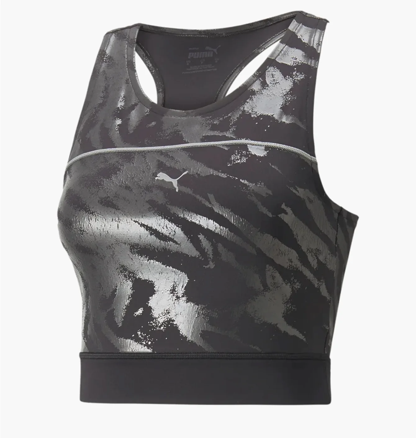 Топ жіночий Puma High Shine Cropped Running Tank Top Grey 521066-51