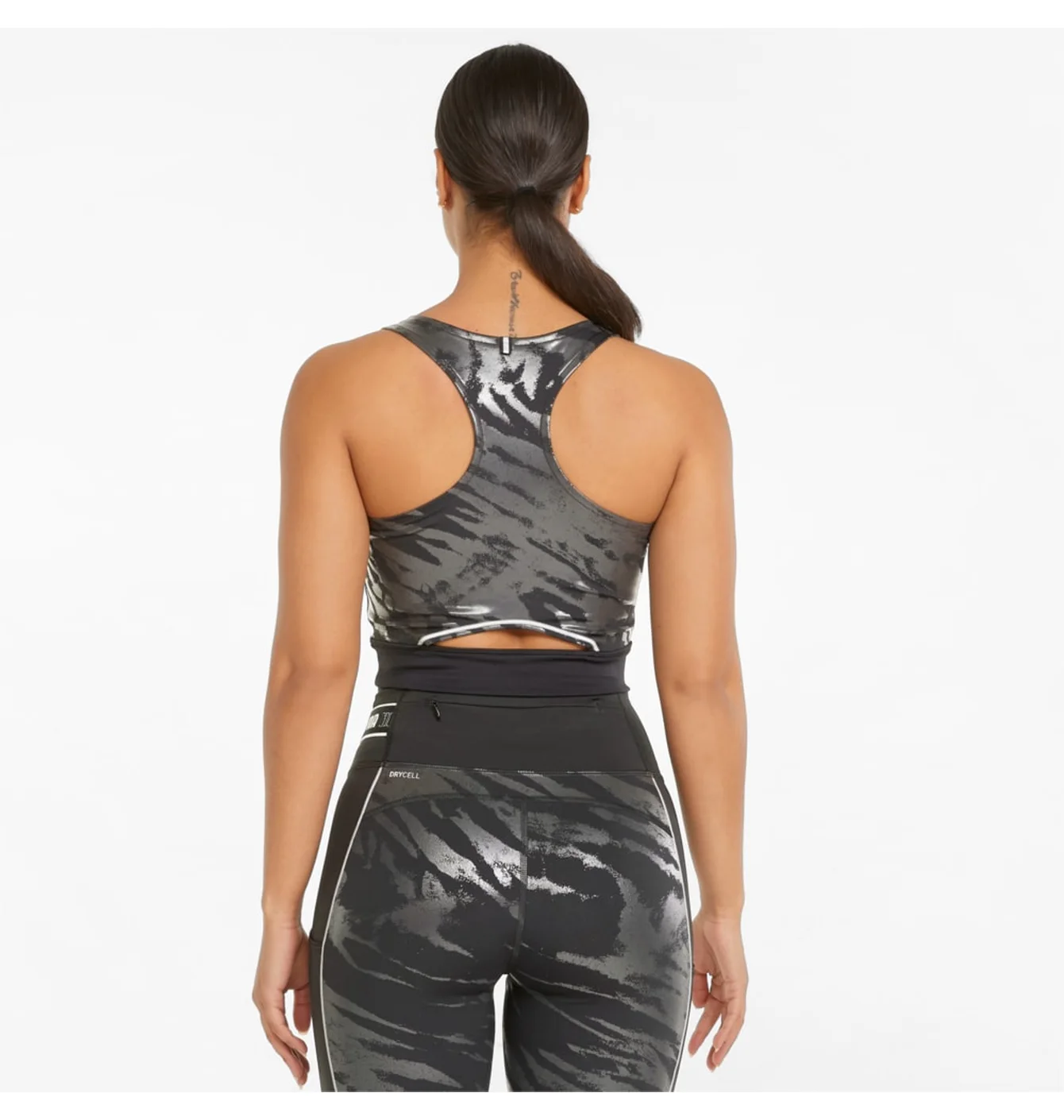 Топ жіночий Puma High Shine Cropped Running Tank Top Grey 521066-51