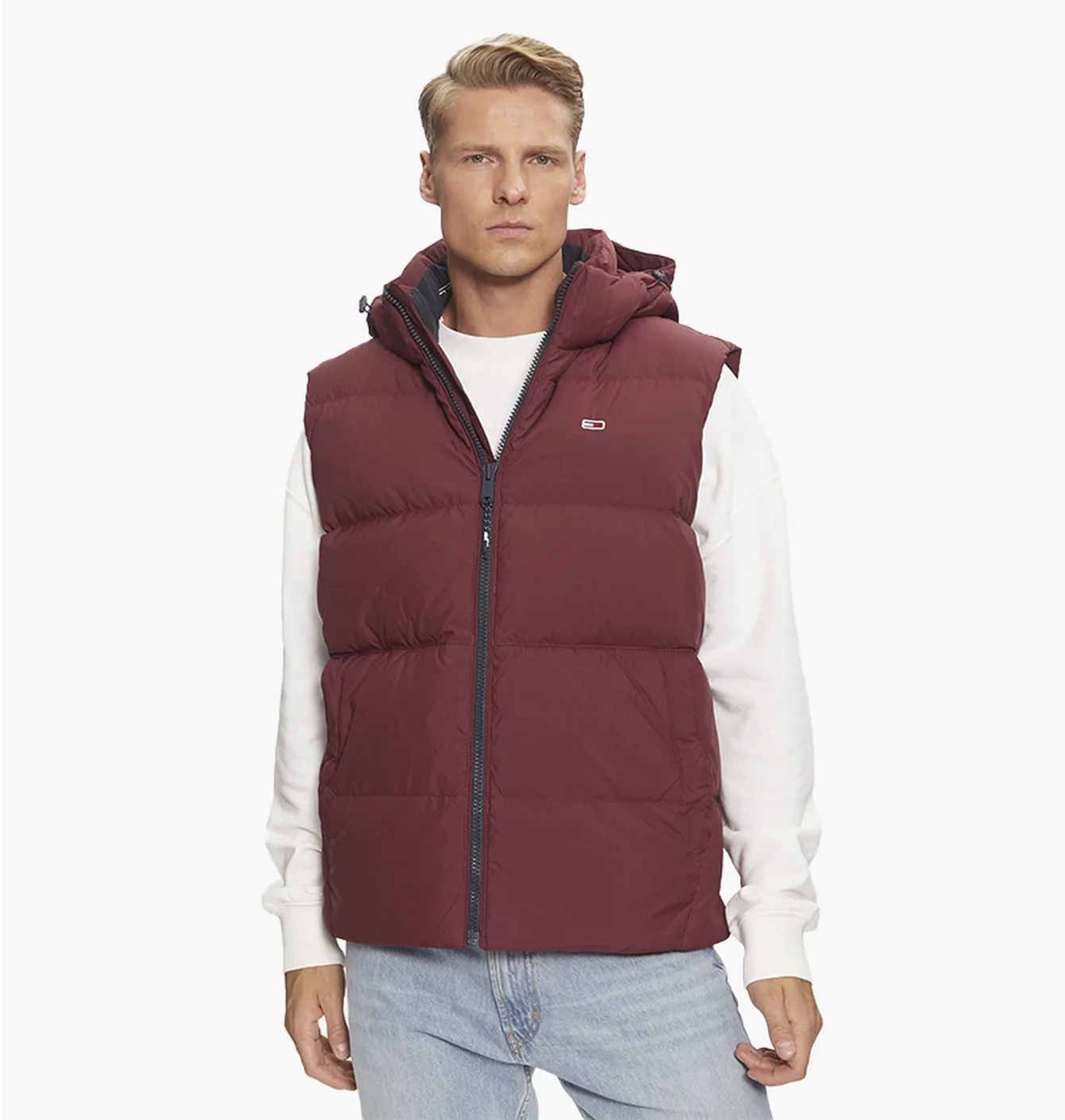 Жилетка чоловіча Tommy Hilfiger Vest Bordo DM0DM20465